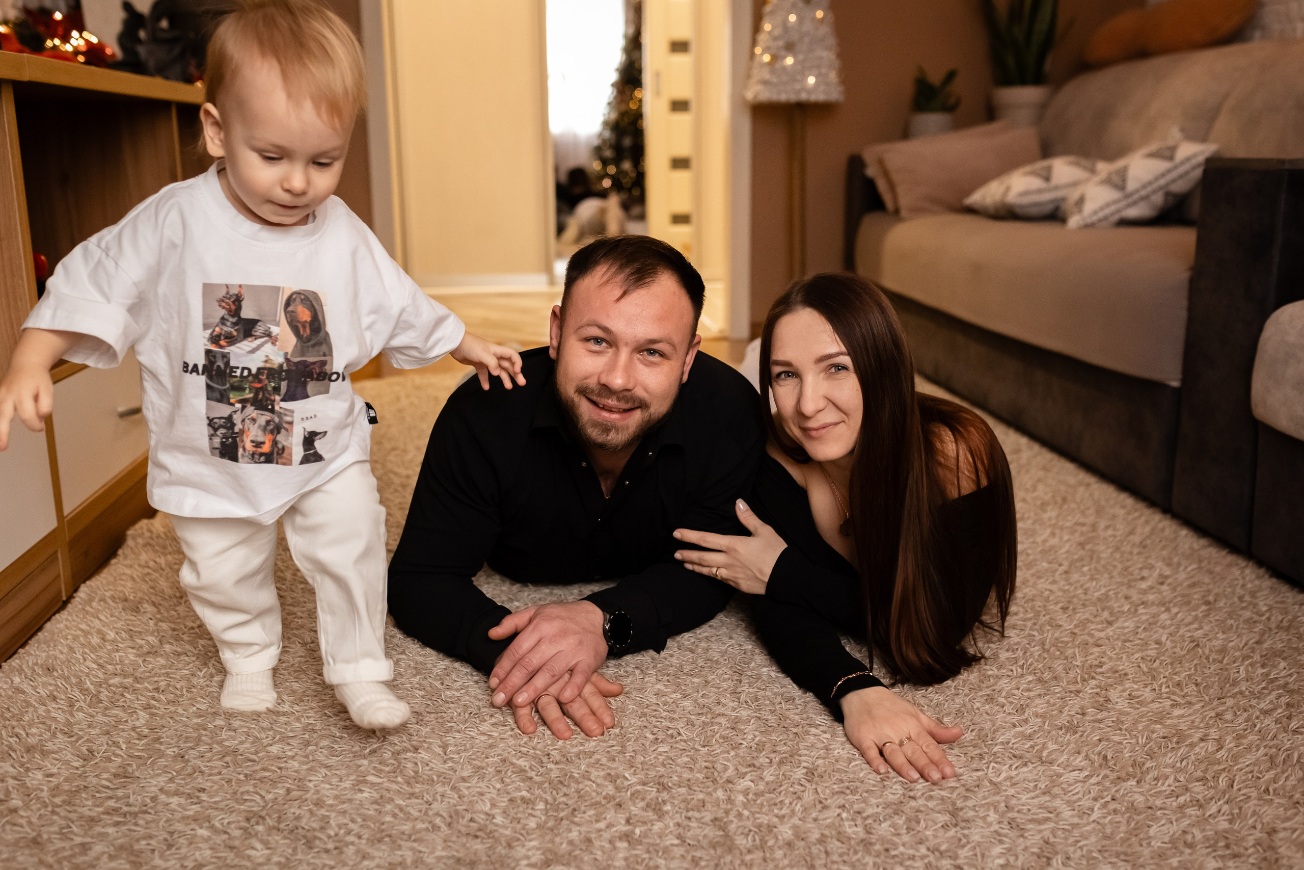 Домашняя съёмка семейная