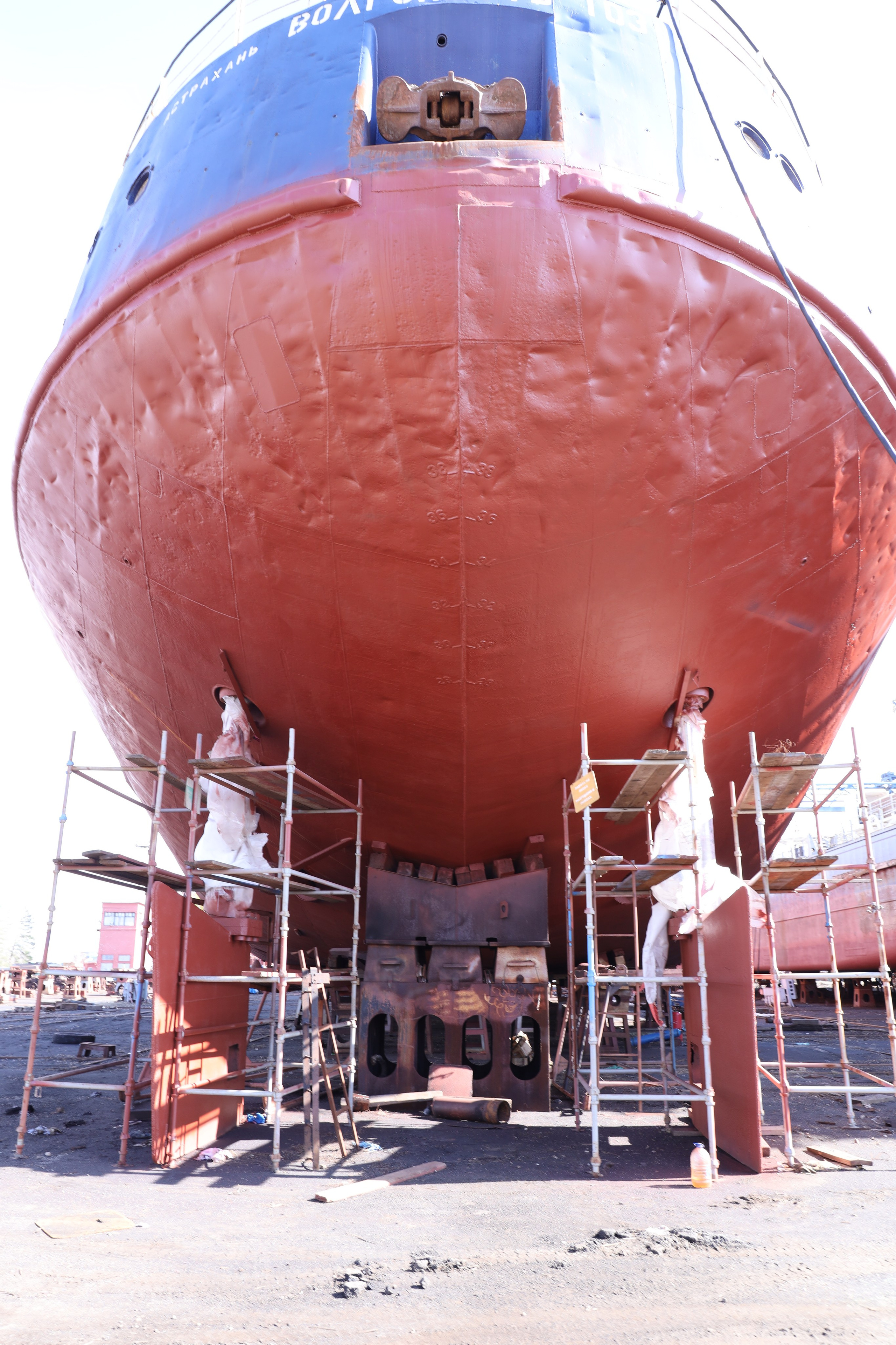 ЗАО нефтефлот Зимние фото + закаладка киля Судна. Фотограф в Самаре Максим Тырин