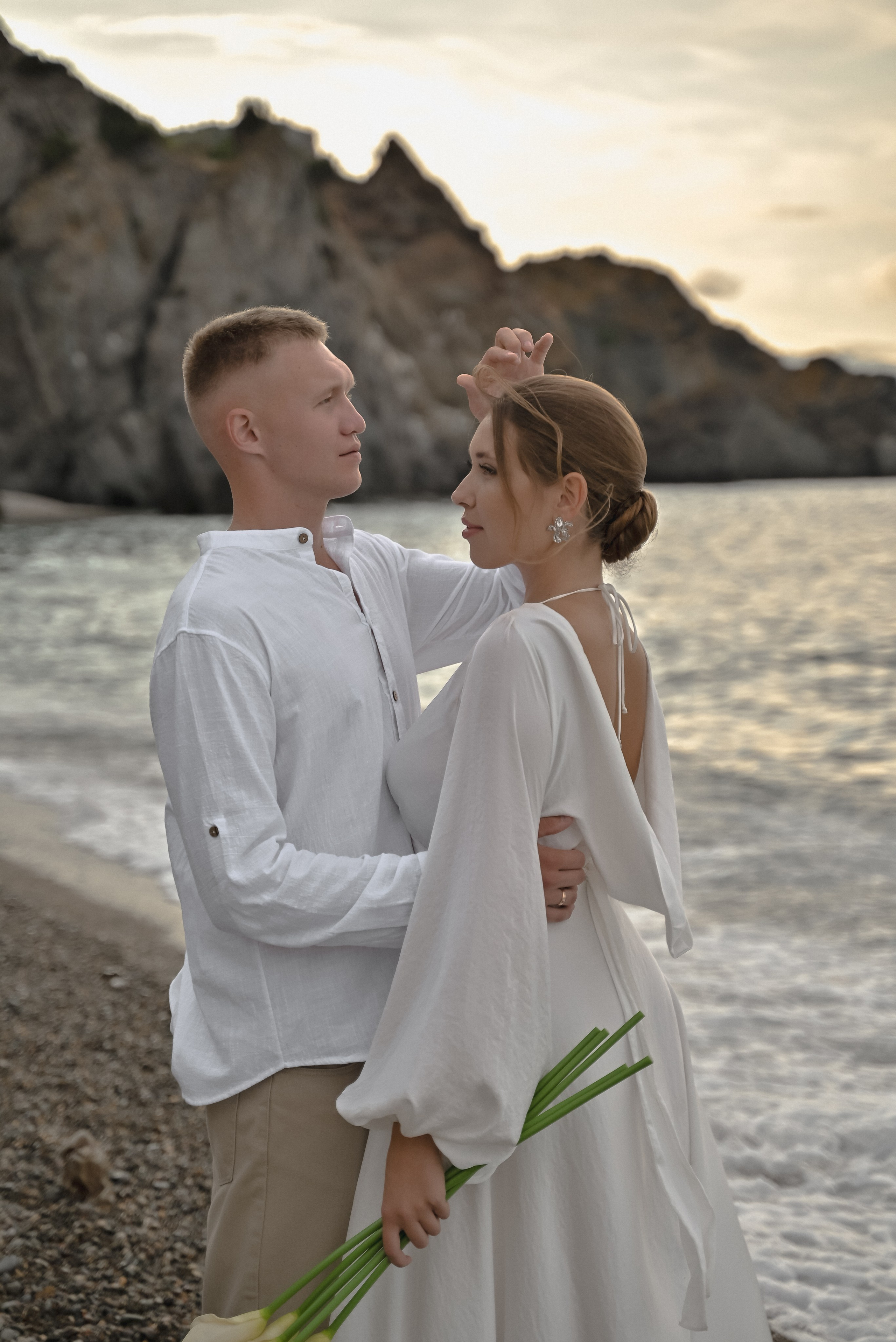 Марк Татьяна Рассвет Яшмовый пляж. Свадебный фотограф Анна Хочева