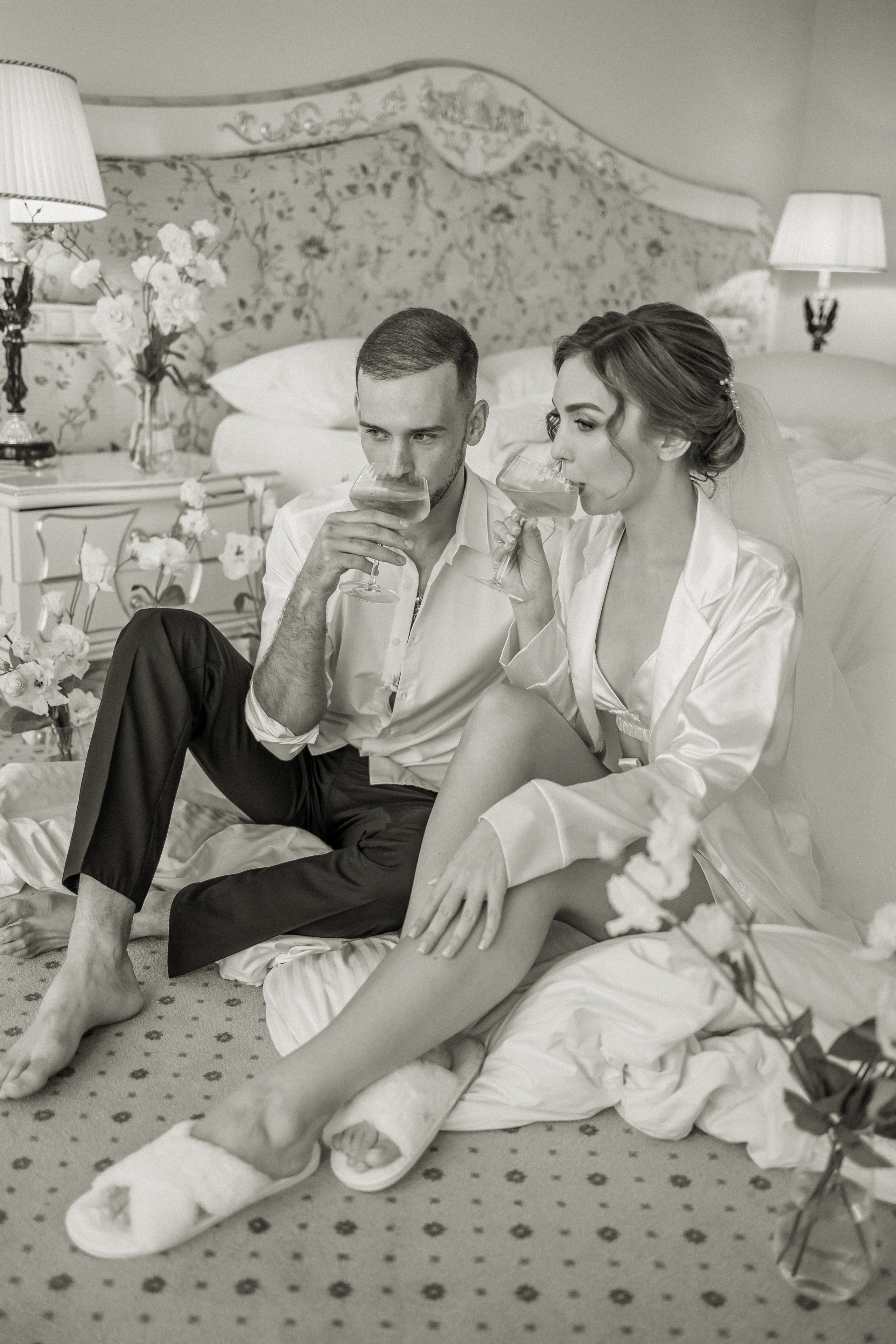 Свадебная прогулка Екатерины и Евгения. Свадебная фотография. Арина Рубах