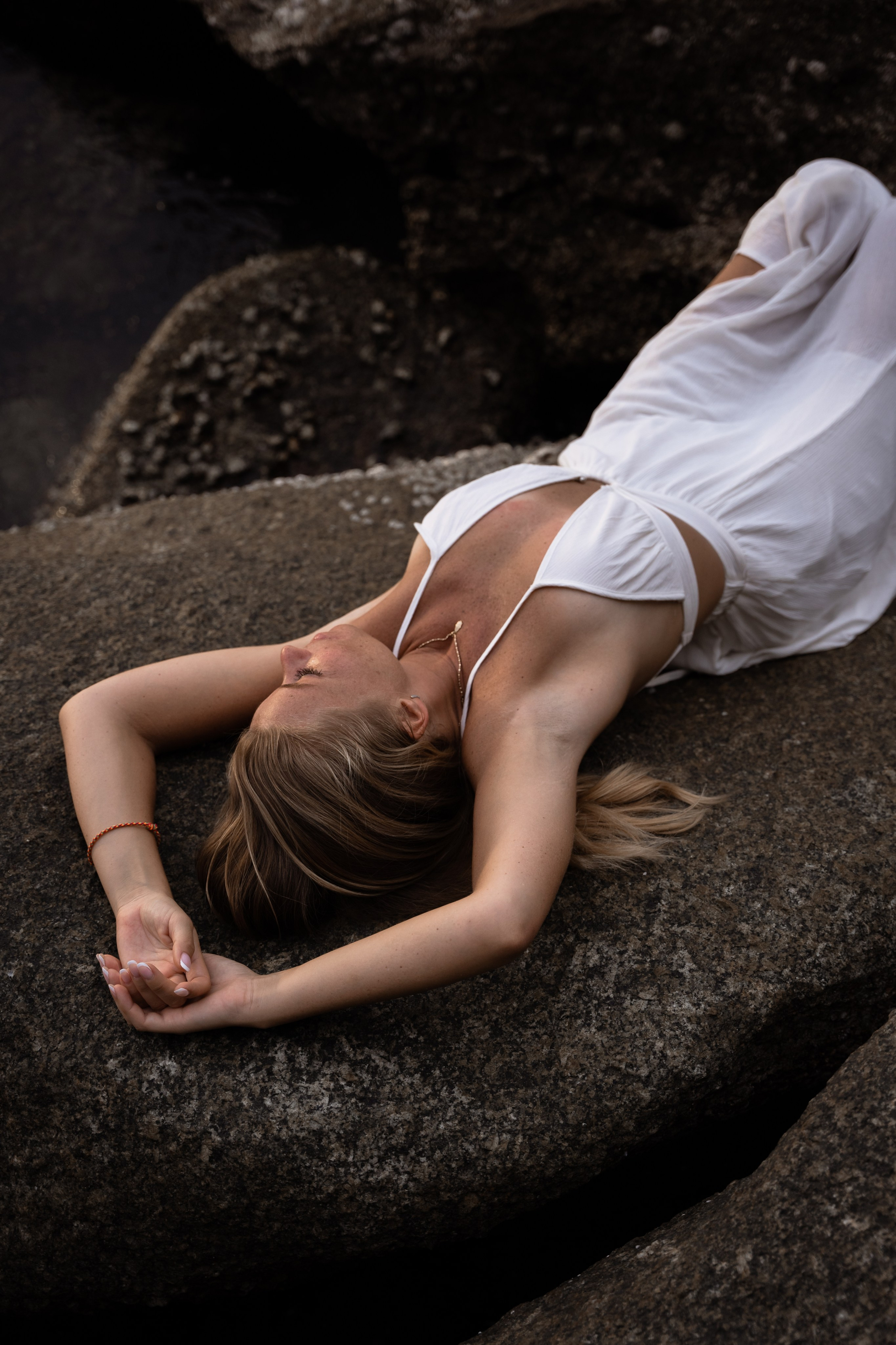 Съемка на камнях