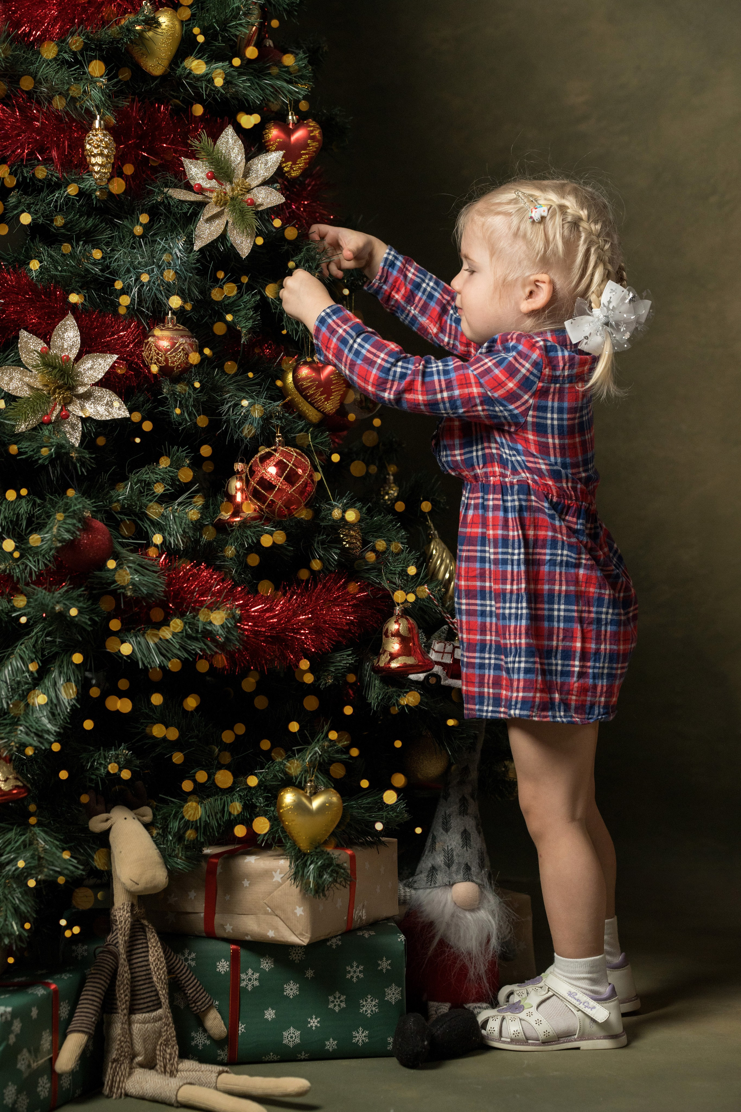 Семейная новогодняя фотосессия