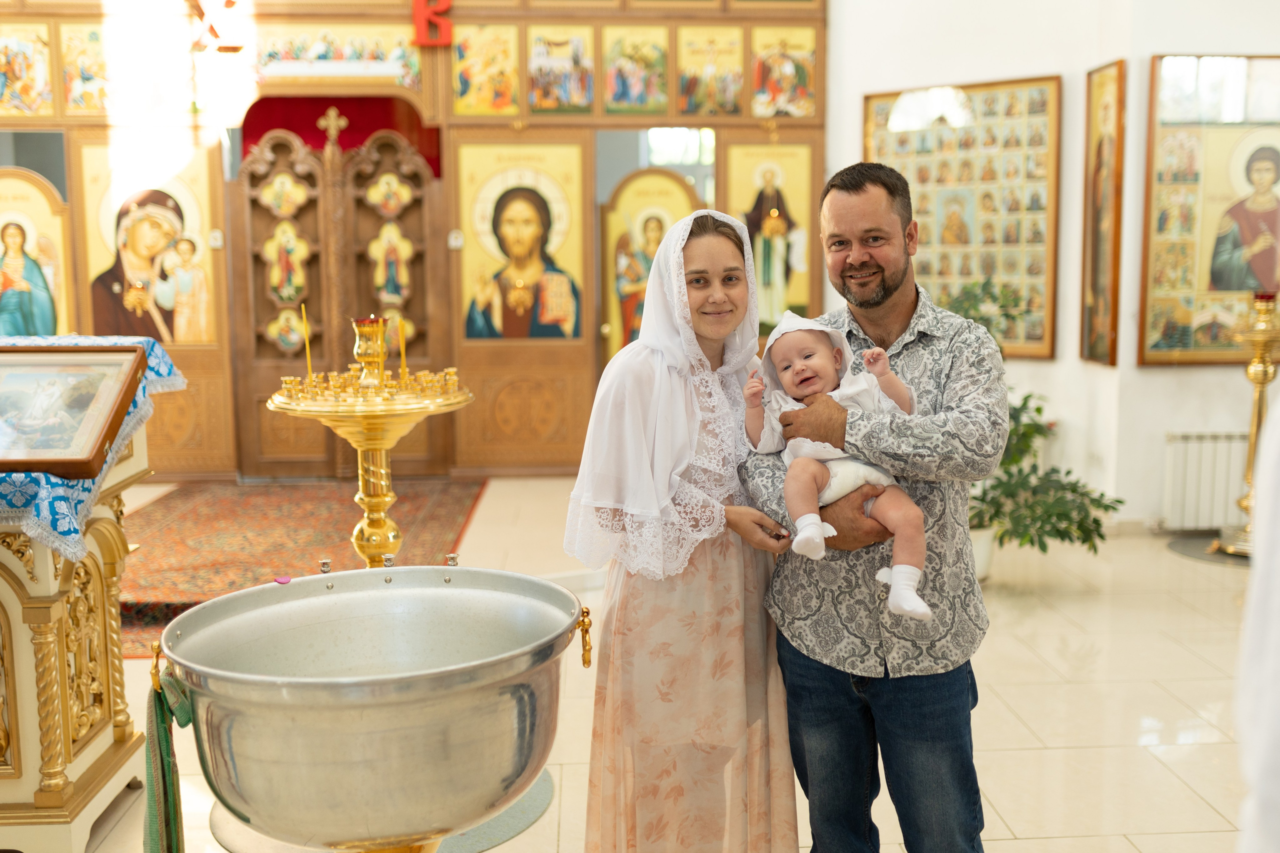 Крещение Артёма (все фото с таинсвта крещения). Фотограф новорожденных. Детский и семейный фотограф Марьяна Юдина