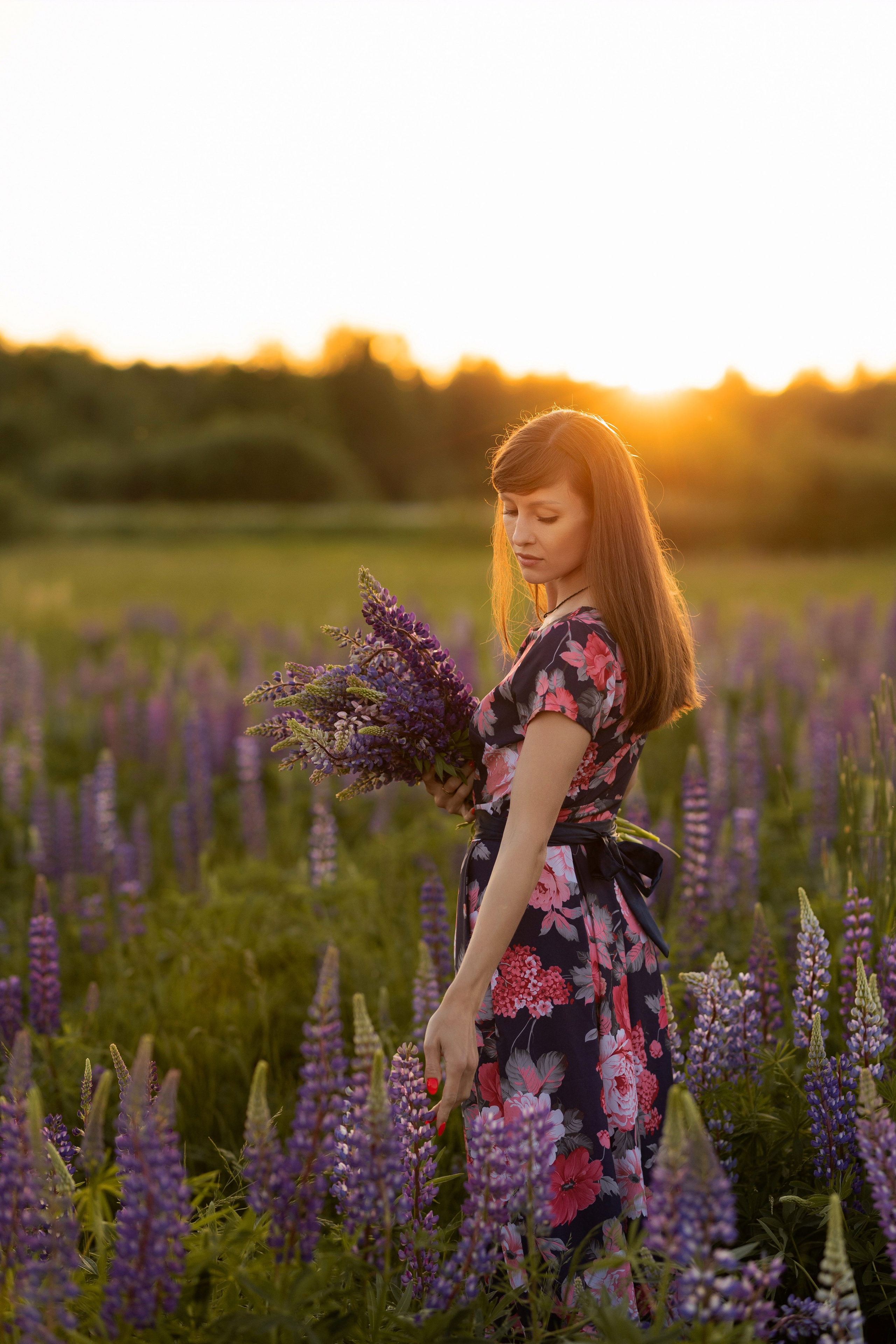 Фотосессия с люпинами. Семейный и свадебный фотограф в Санкт-Петербурге Татьяна Швыкова