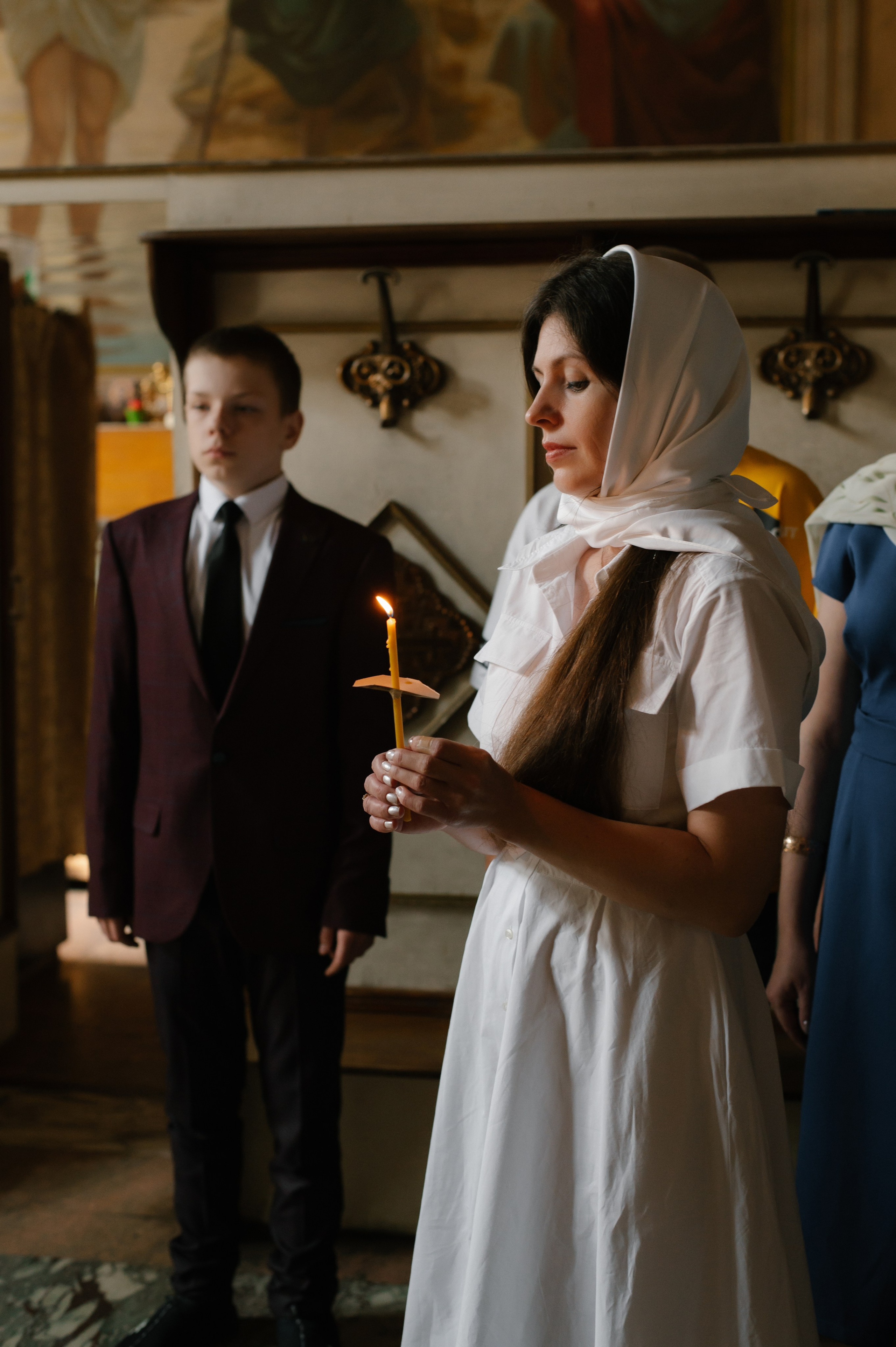 Фотограф на крещение. Фотосессия таинства крещения. Храм Воскресения Словущего в Даниловской Слободе. Семейный и свадебный фотограф в Москве Татьяна Николаева