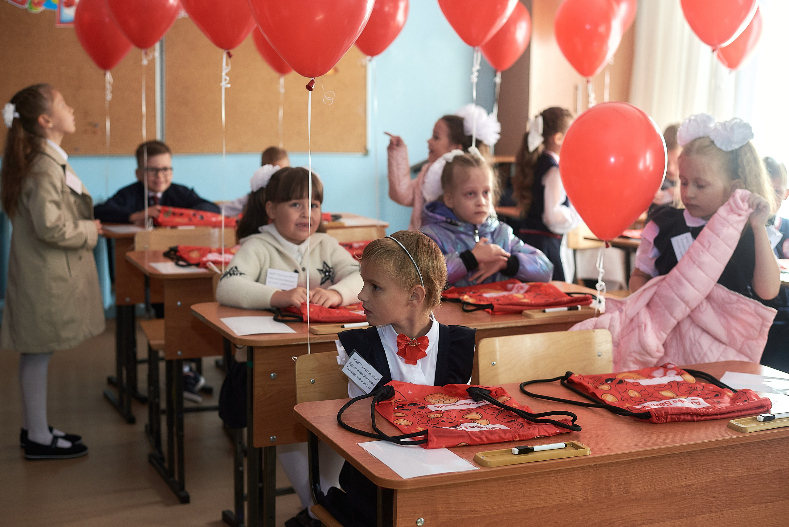 Первый класс. Фотограф Елена Дука. Контент съемка. Семейная фотография