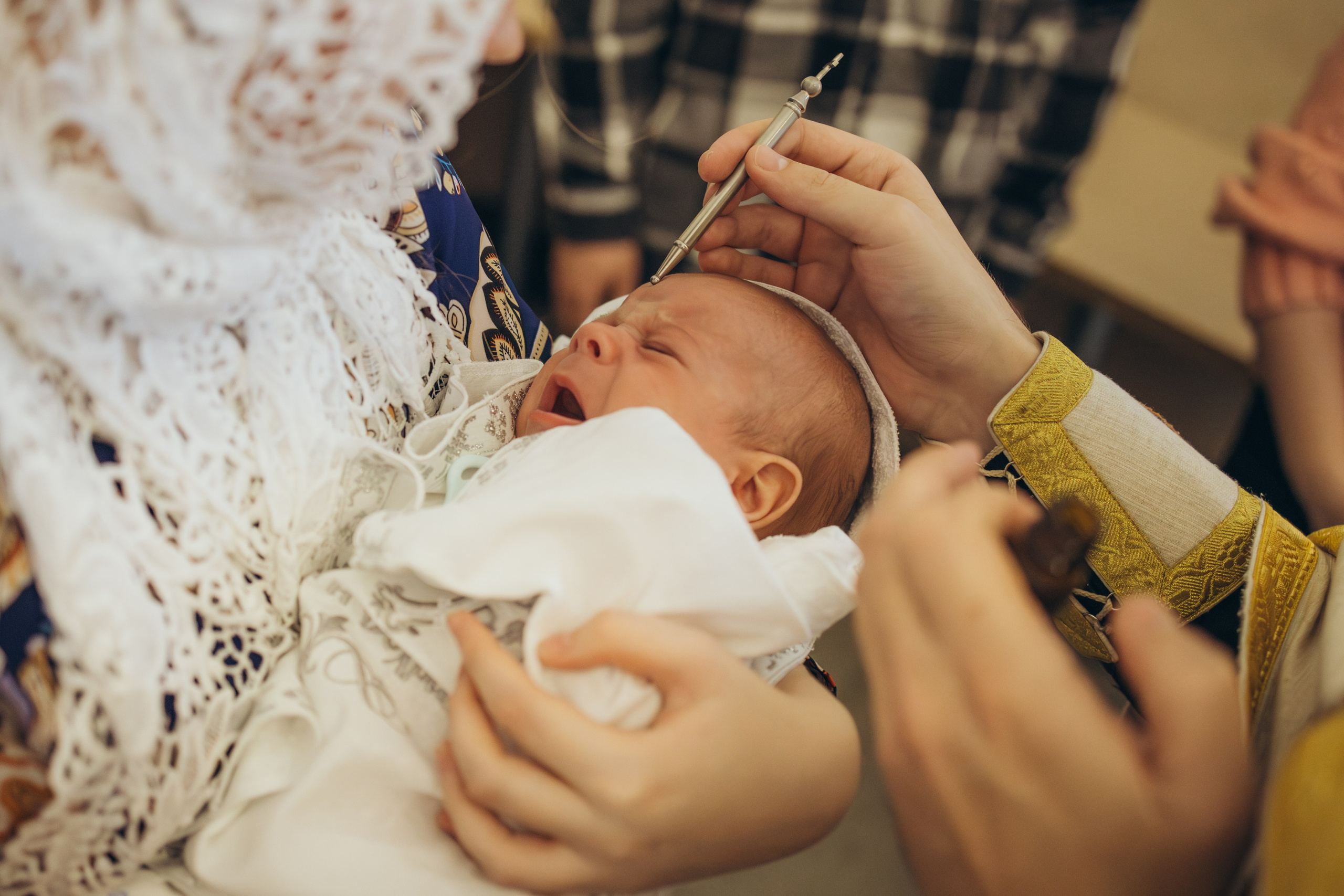 Крещение в православном храме. Семейный фотограф в Минске — Алина Тиханович