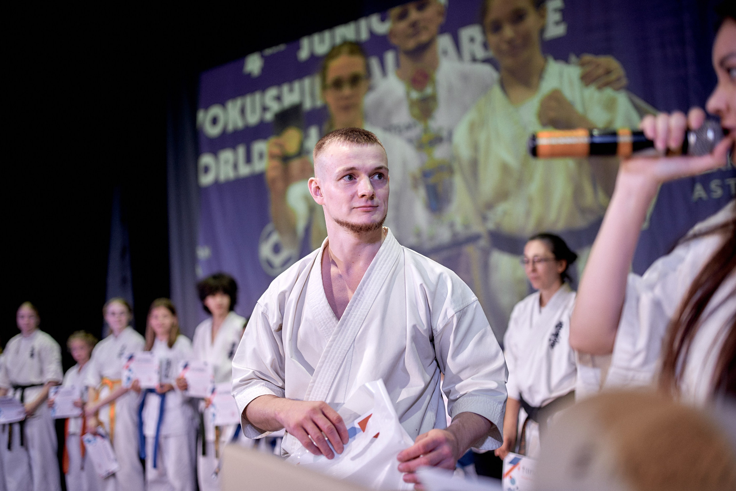 Репортаж награждения по дисциплине киокушин каратэ. Репортажный фотограф Ирина Курманаева