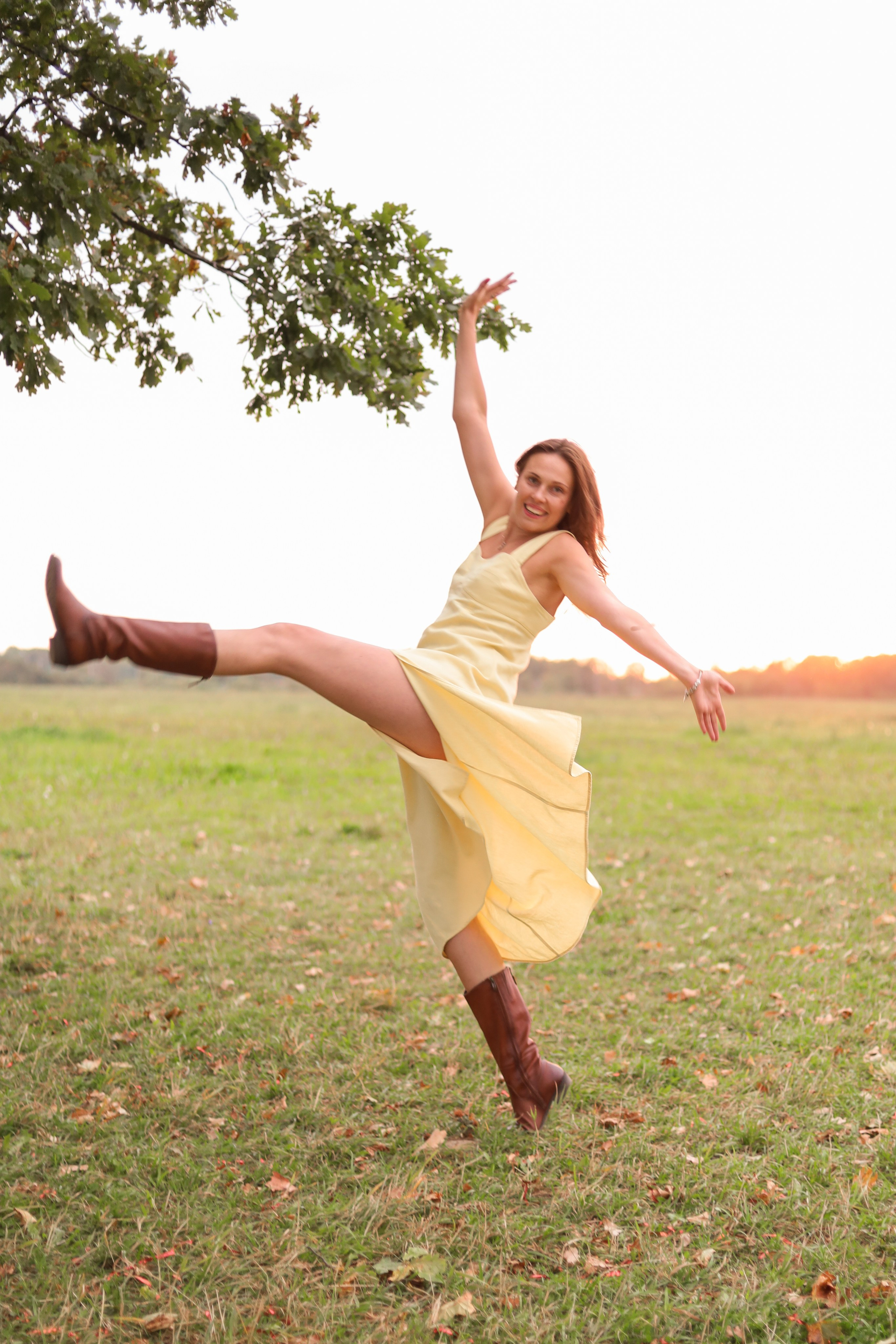 Женский портрет. Летний закат. Портфолио