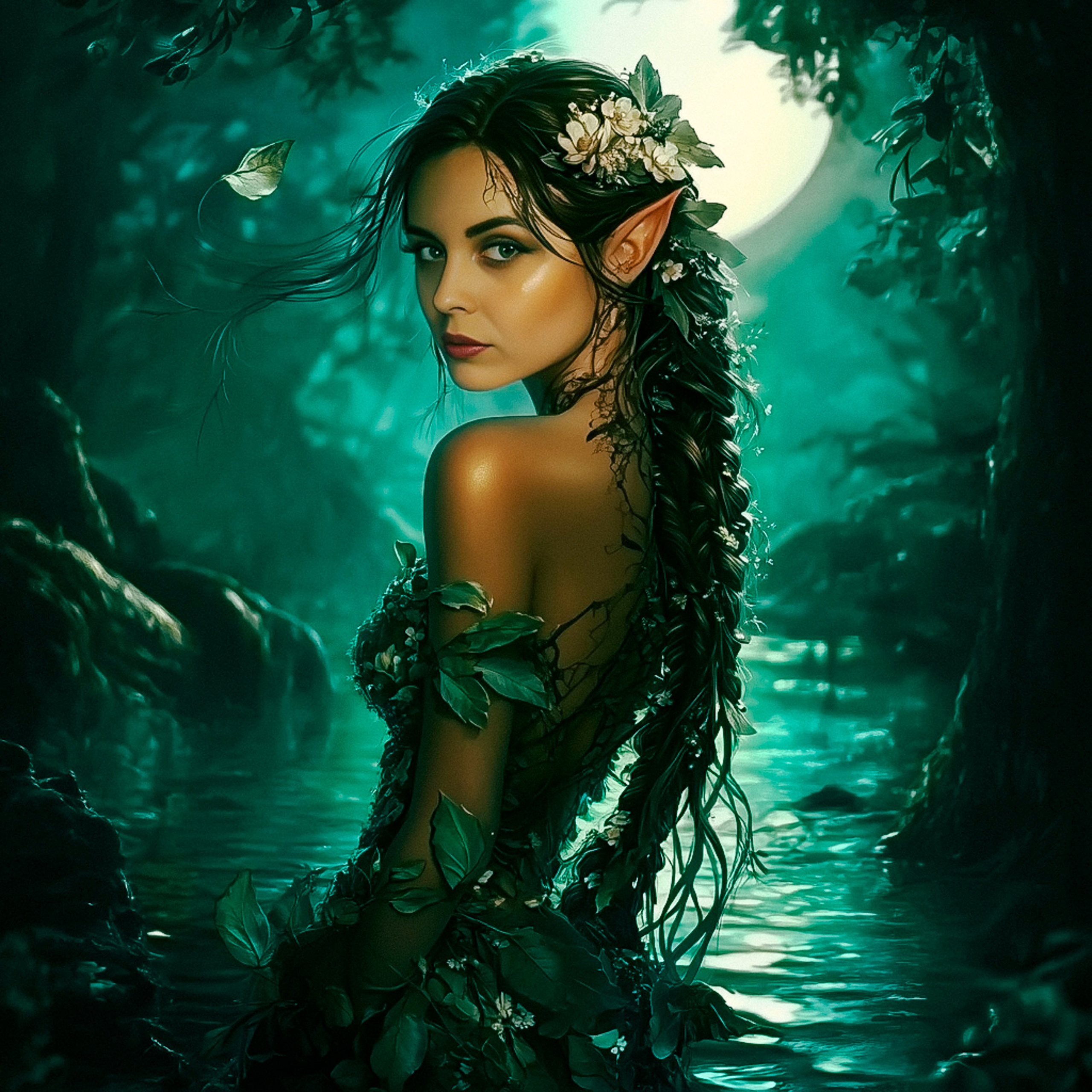 Нейрофотосессия для Марии. Лесной сказочный образ. ФотоХудожник Харитонова Ирина г. Санкт-Петербург