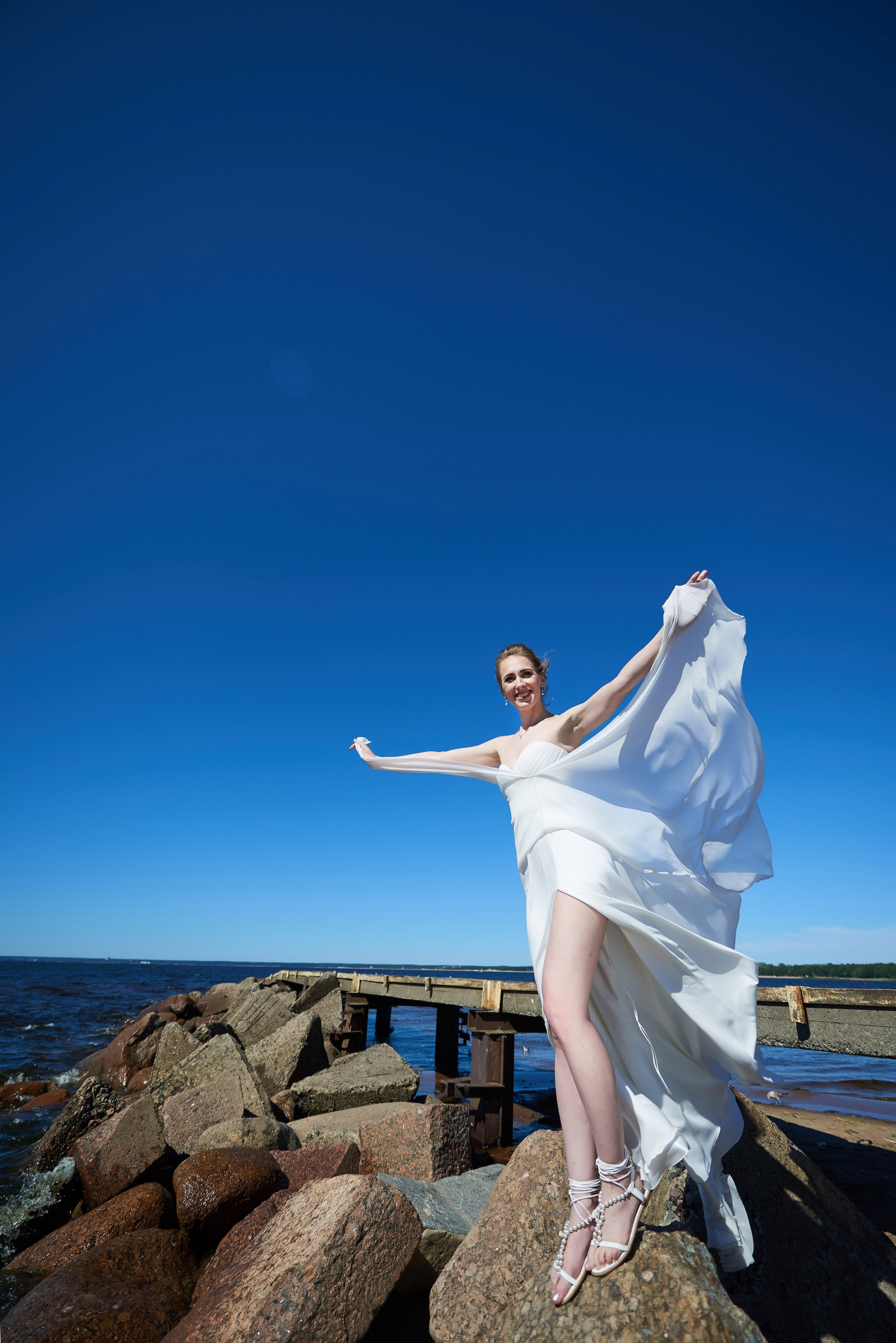 Александра и Вячеслав (фотосессия на берегу Финского залива в парке Дубки в Сестрорецке). Портретный, семейный и свадебный фотограф в Санкт-Петербурге и в Пушкине Ширяев Денис