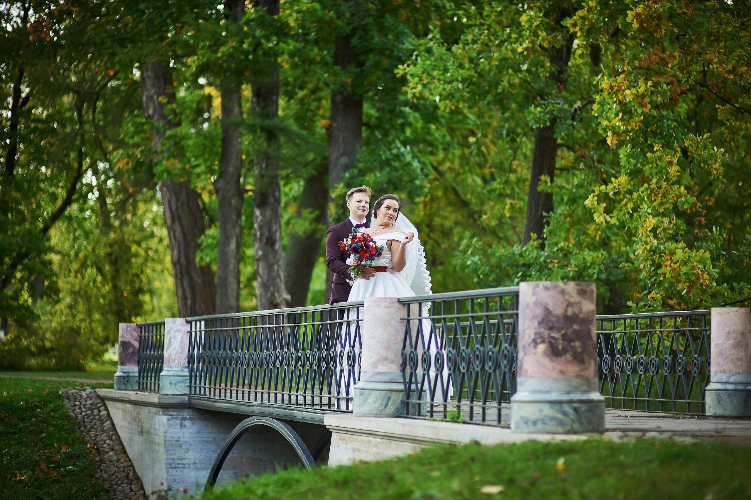 Ангелина и Сергей (фотосессия в осеннем Пушкине). Портретный, семейный и свадебный фотограф в Санкт-Петербурге и в Пушкине Ширяев Денис