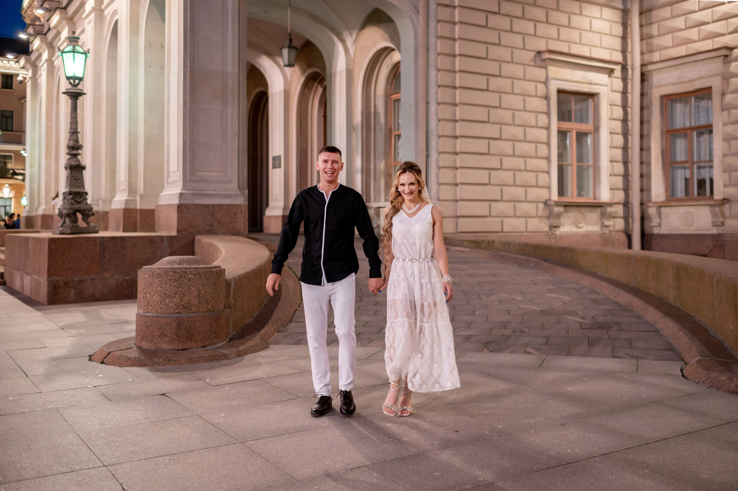 Екатерина и Андрей (свадебная фотосессия в вечернем Петербурге). Портретный, семейный и свадебный фотограф в Санкт-Петербурге и в Пушкине Ширяев Денис