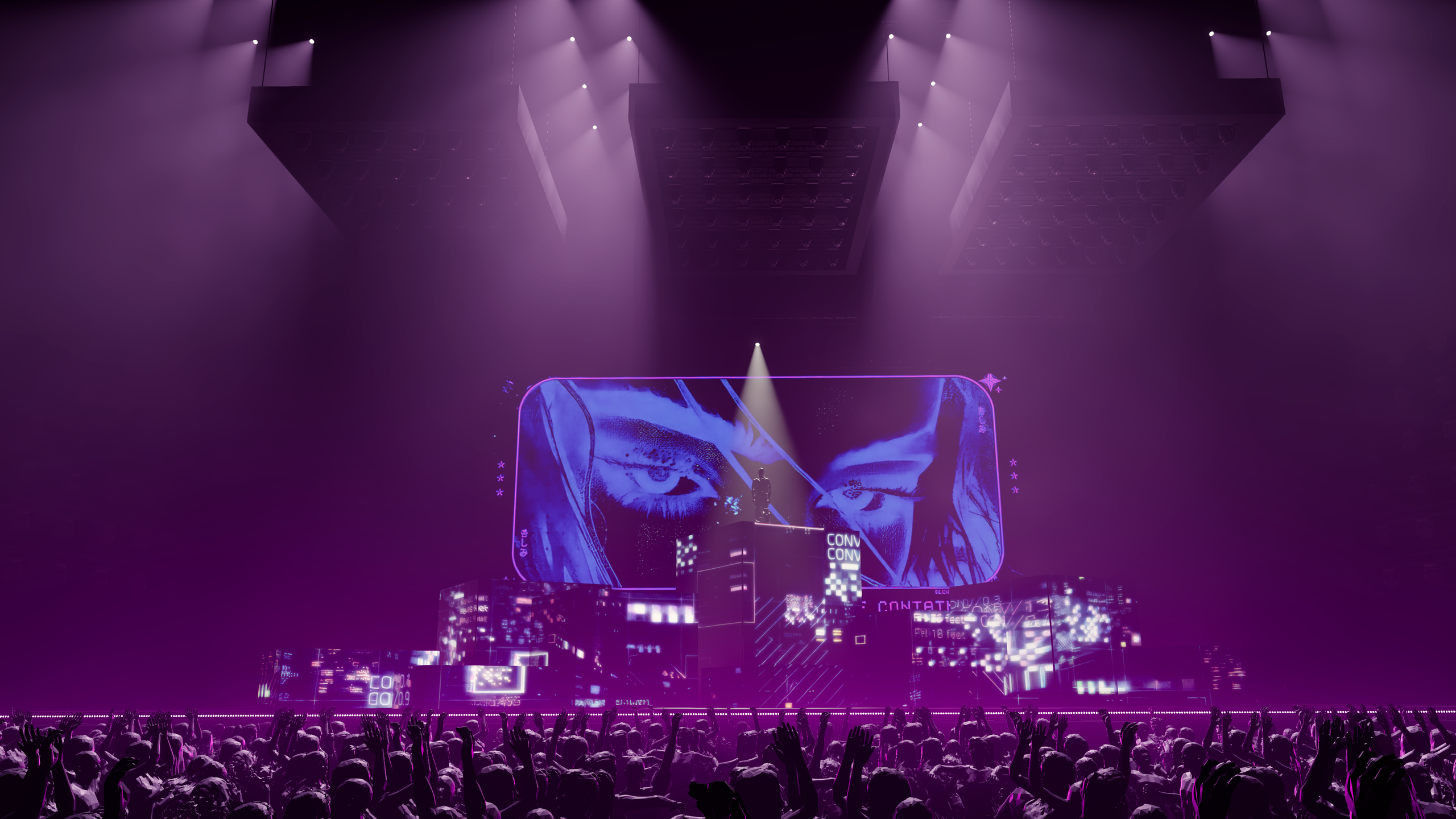 ABOVE THE CITY. OOPS