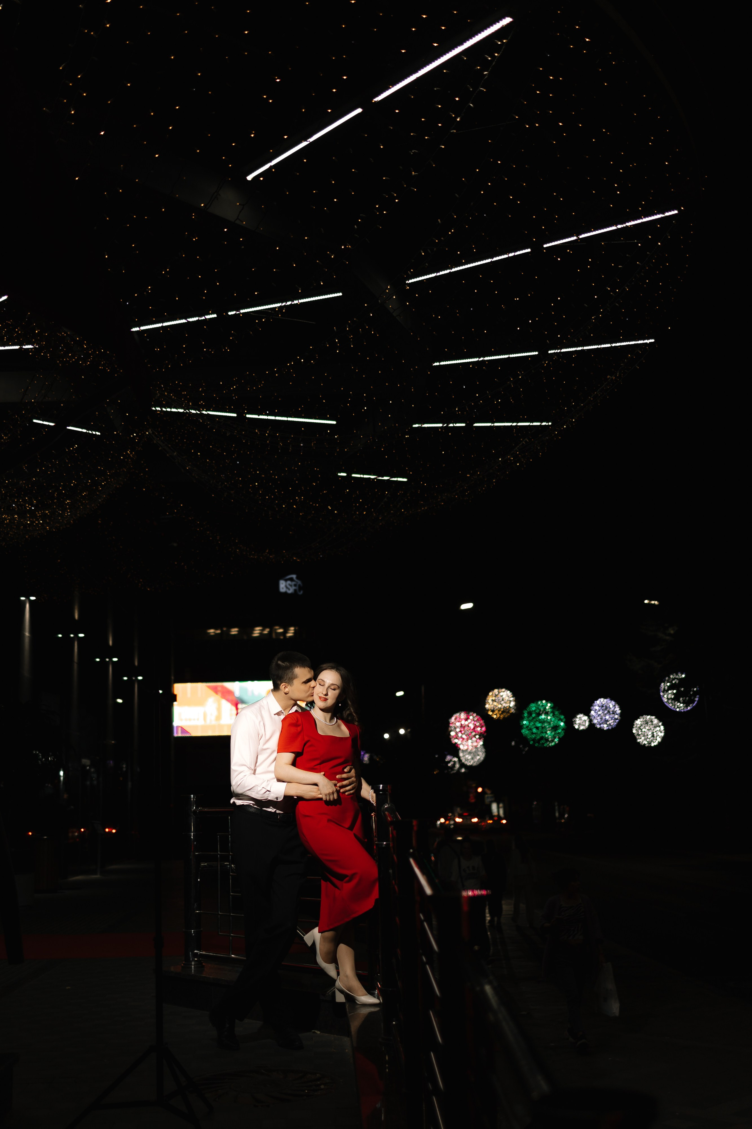 Лёша и Соня. Ночной Краснодар. Семейный фотограф в Краснодаре Храмова Анна