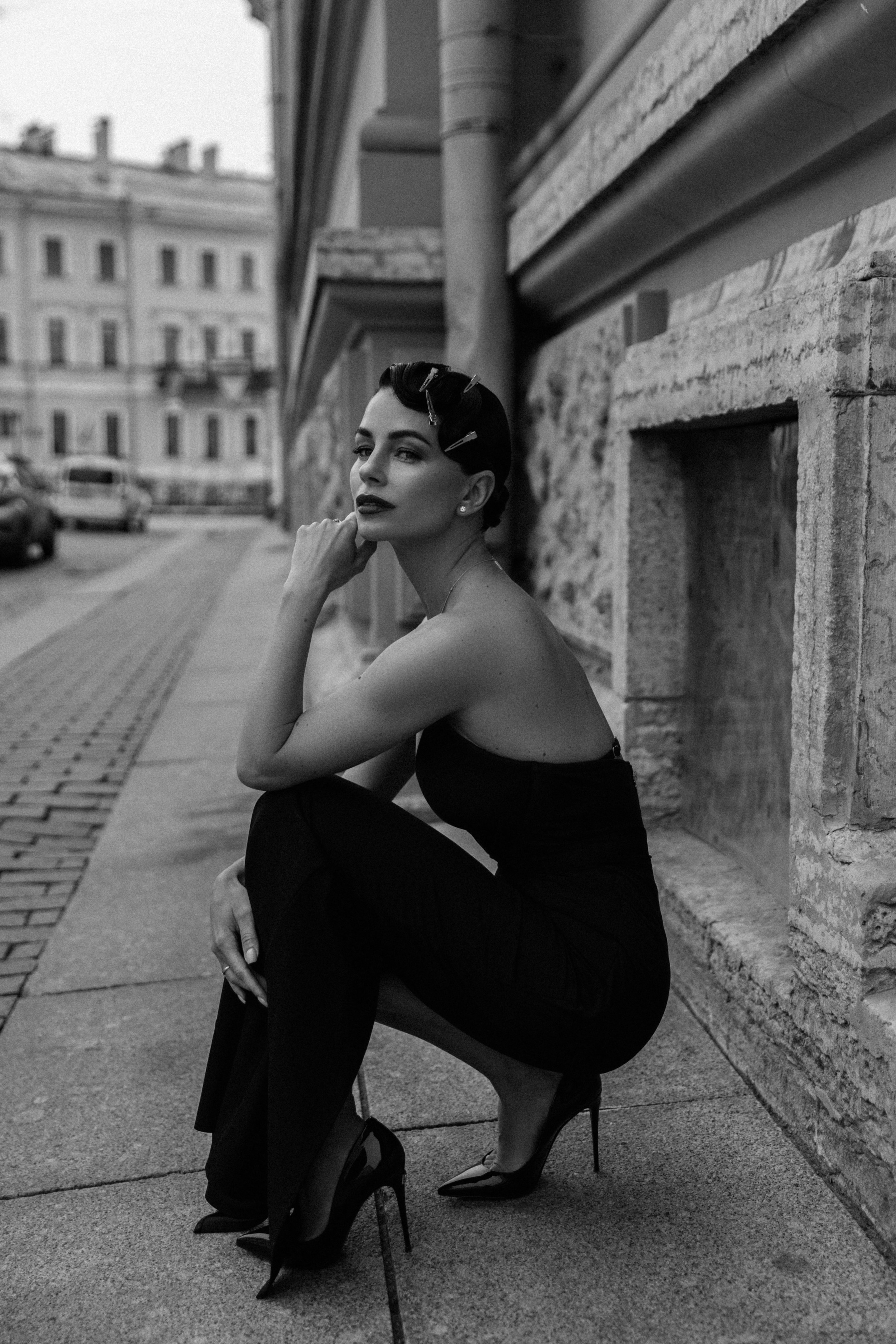 Alexandra | Winter Canal. NatalieDmi — фотосессия беременности, семейный фотограф, портрет