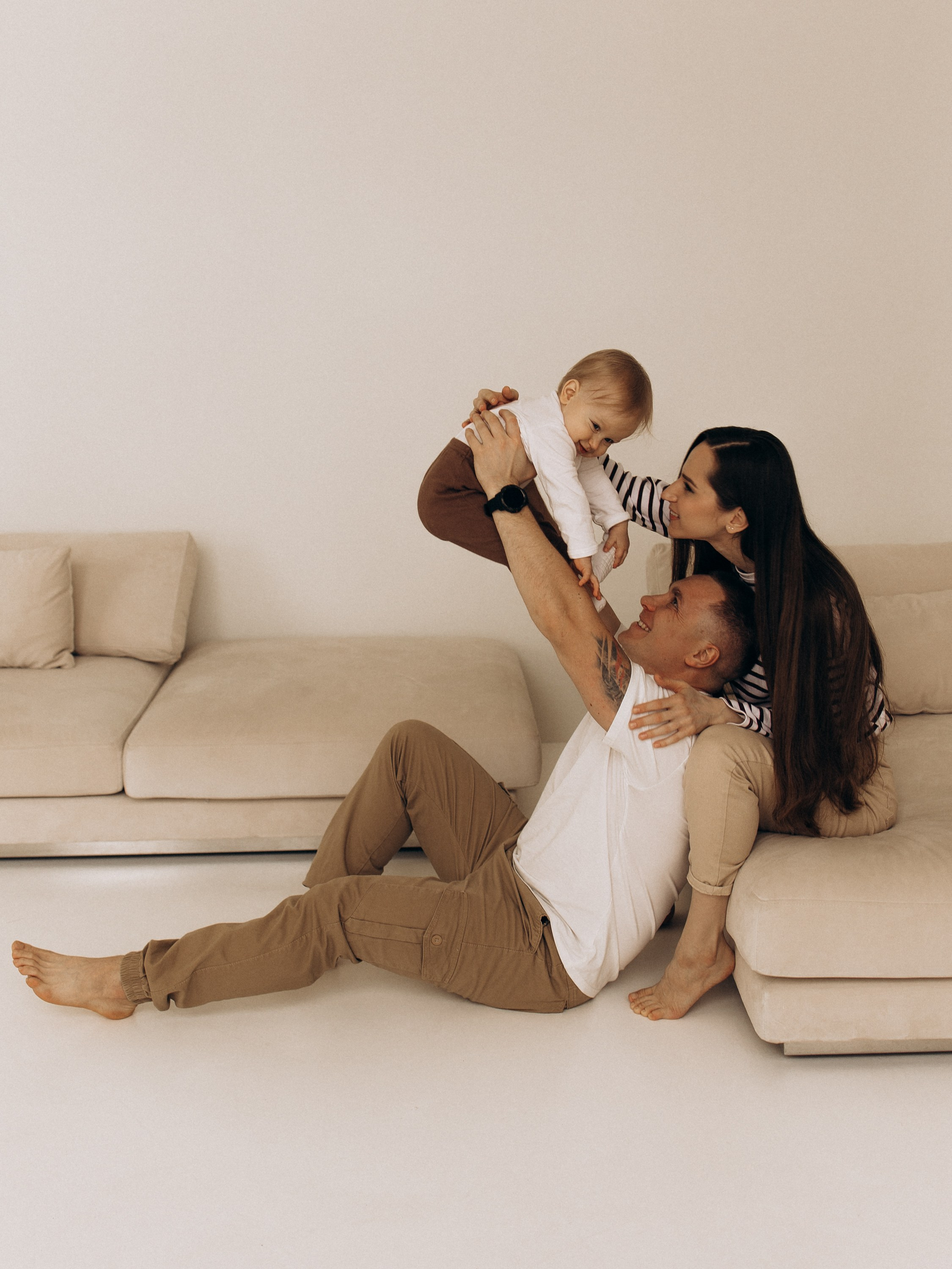 К годику Михаила — зал Песок. Семейный фотограф в Краснодаре Храмова Анна