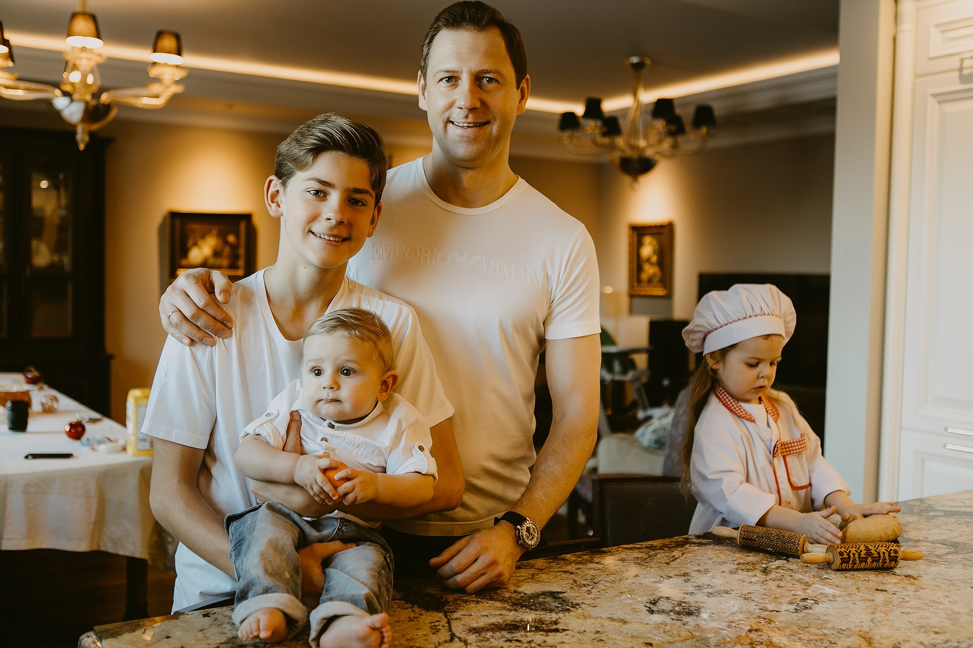 Новогодняя фотосессия дома. Семейный фотограф Маша Тимофеева | Москва