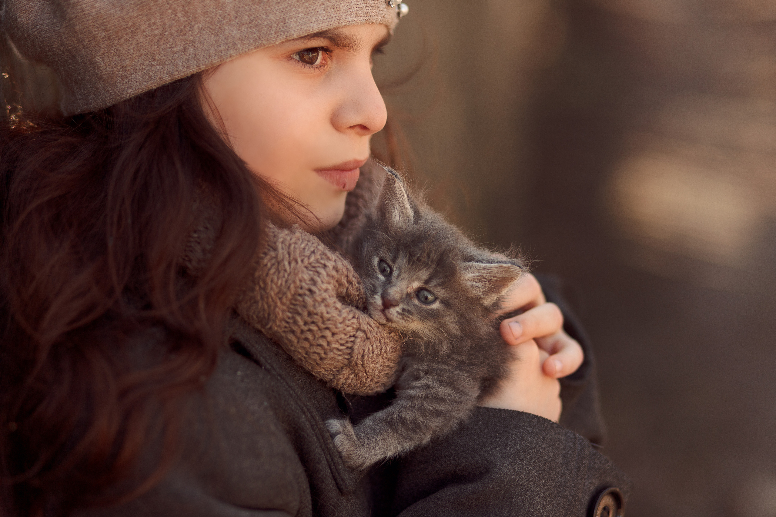 Настя и ее пушистый друг. Семейный и детский фотограф во Владимире Марина Тиманова