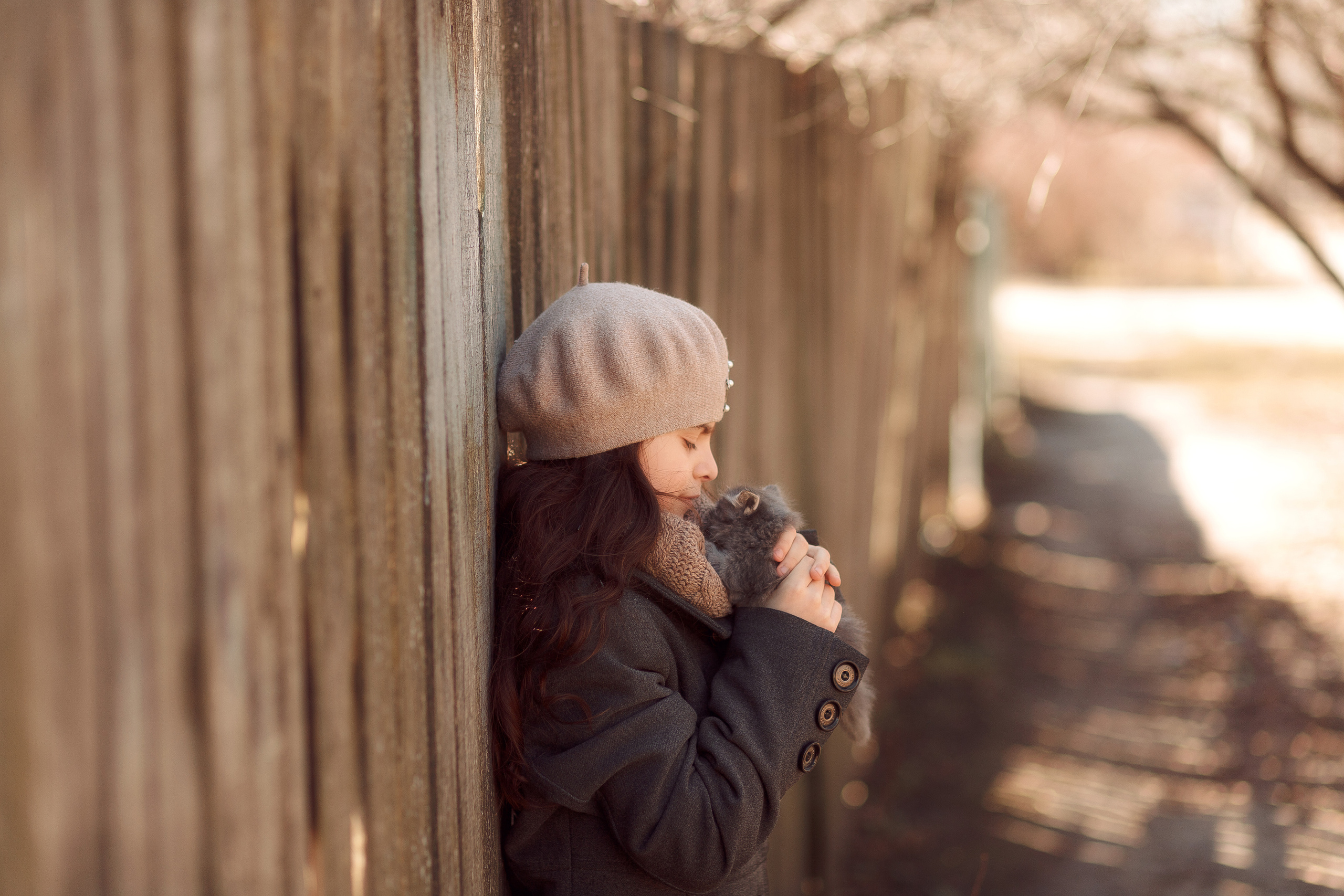 Настя и ее пушистый друг. Семейный и детский фотограф во Владимире Марина Тиманова