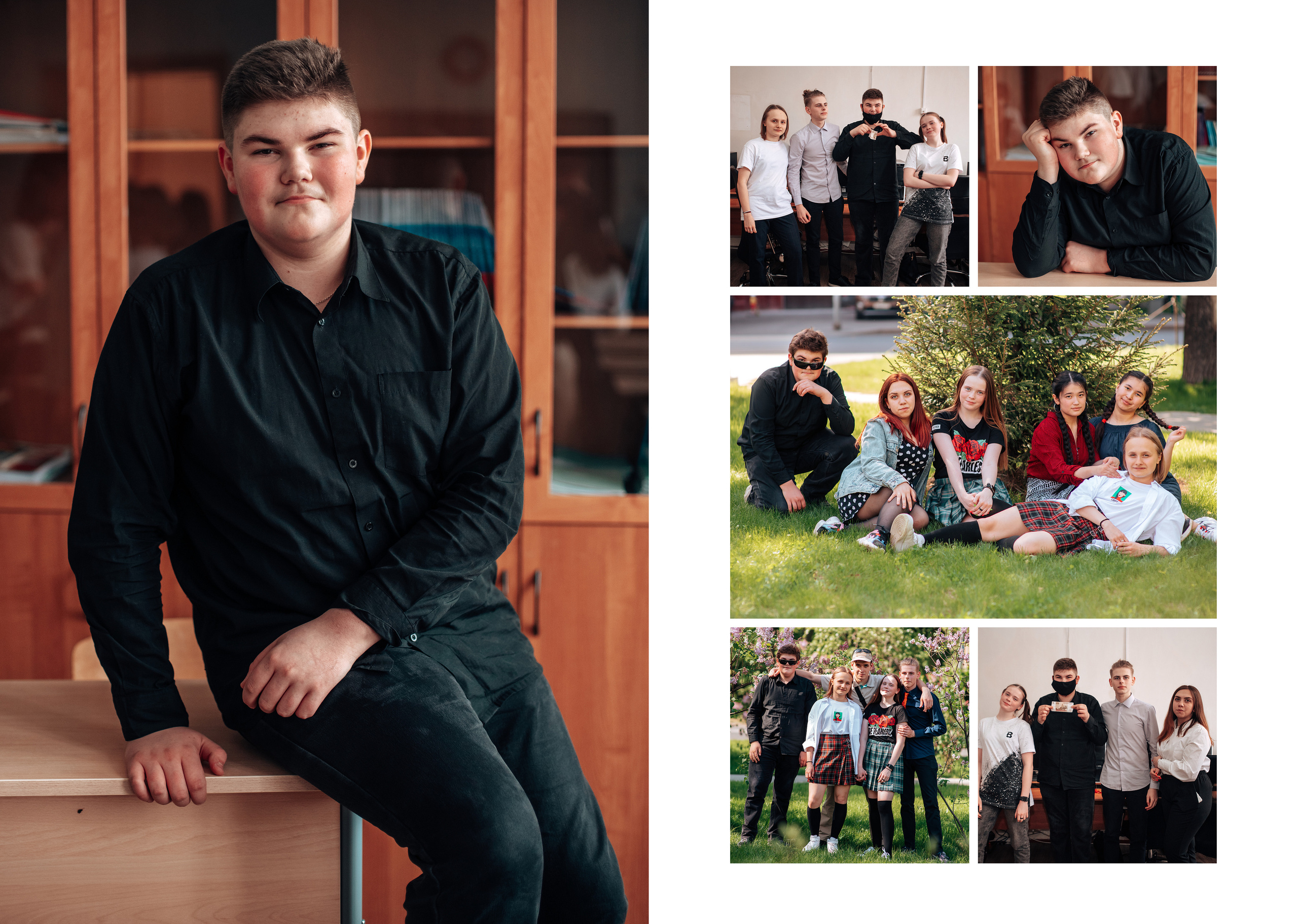 Школьный альбом. Фотограф Алла Елисеева