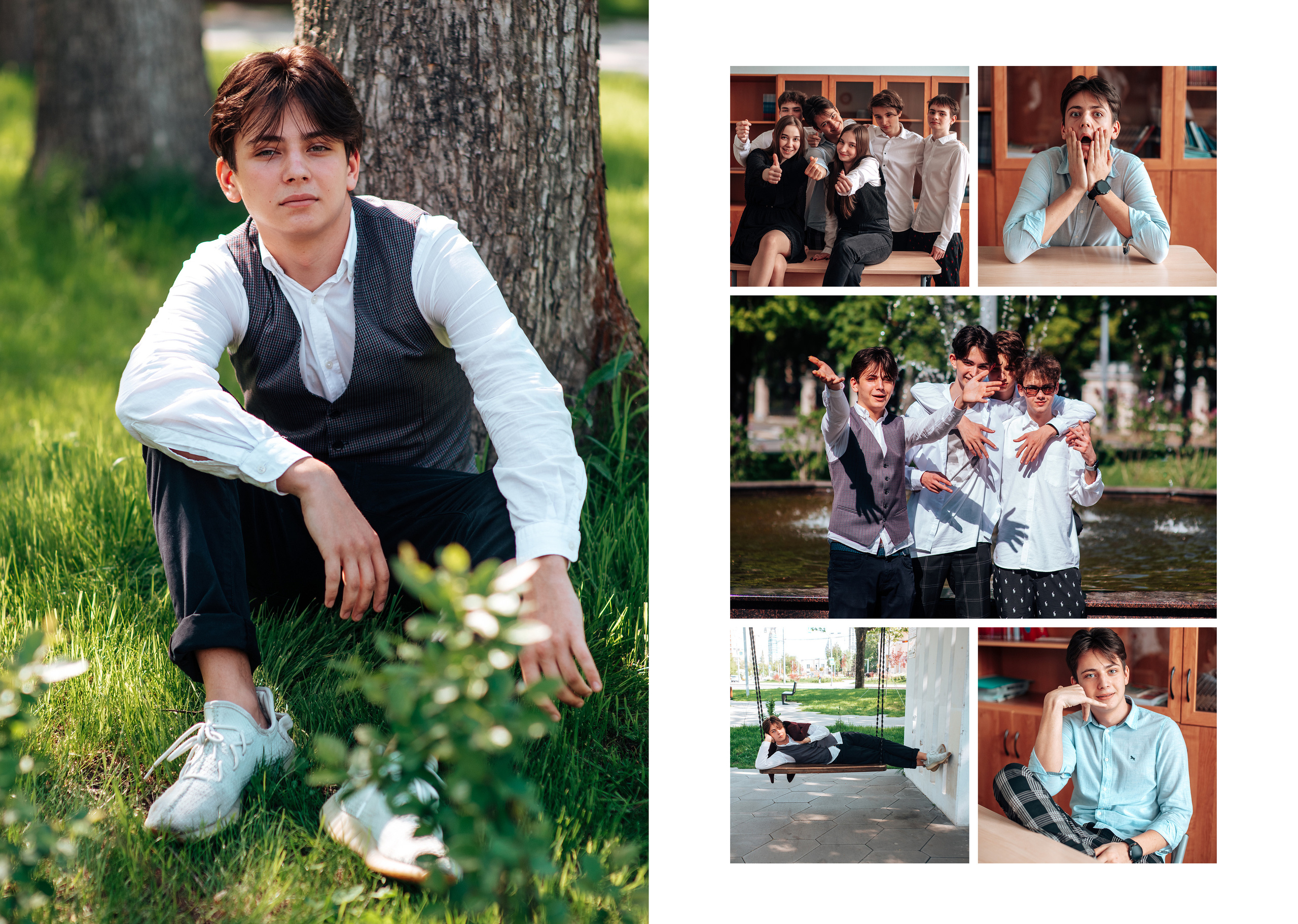 Школьный альбом. Фотограф Алла Елисеева