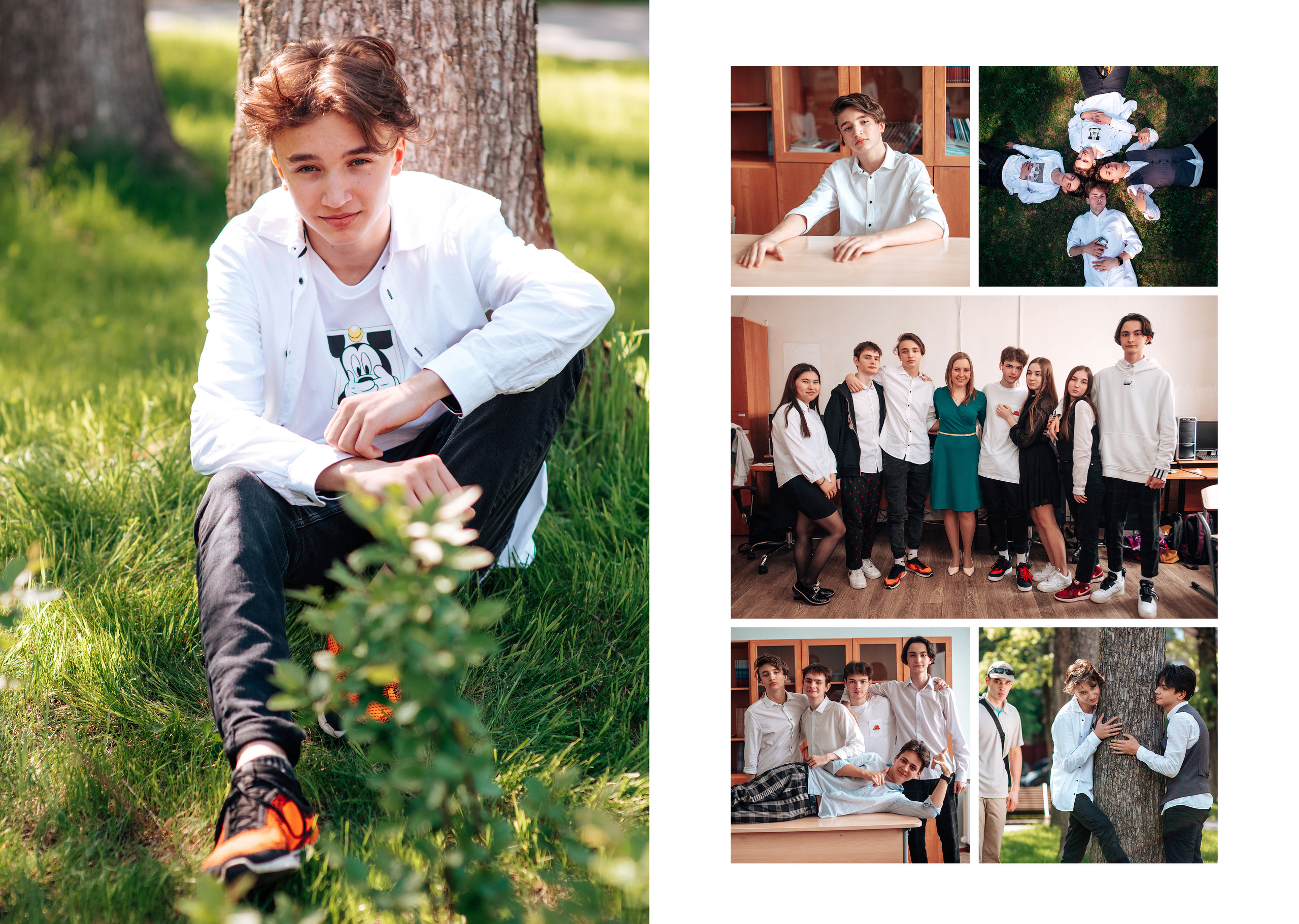 Школьный альбом. Фотограф Алла Елисеева