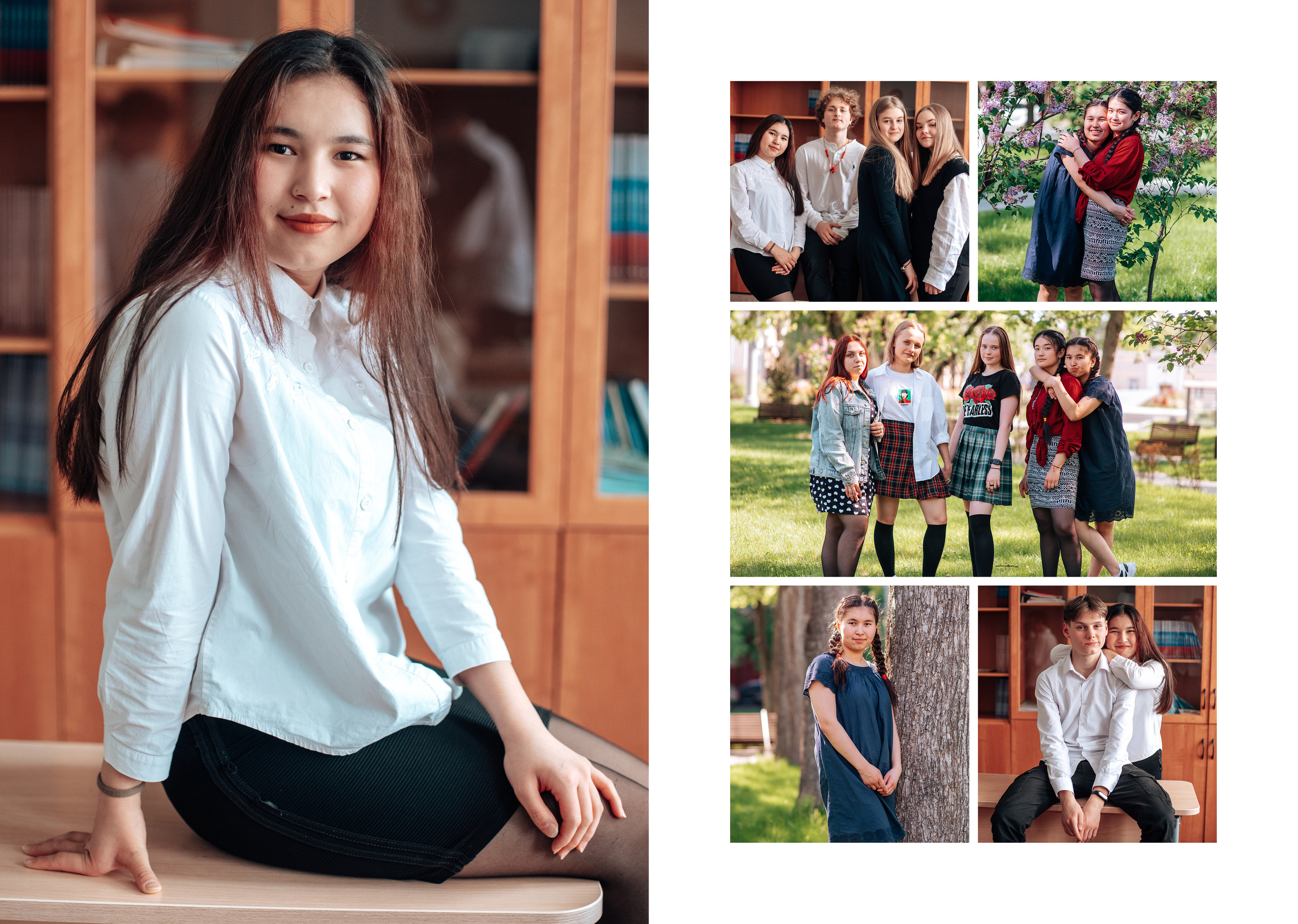 Школьный альбом. Фотограф Алла Елисеева