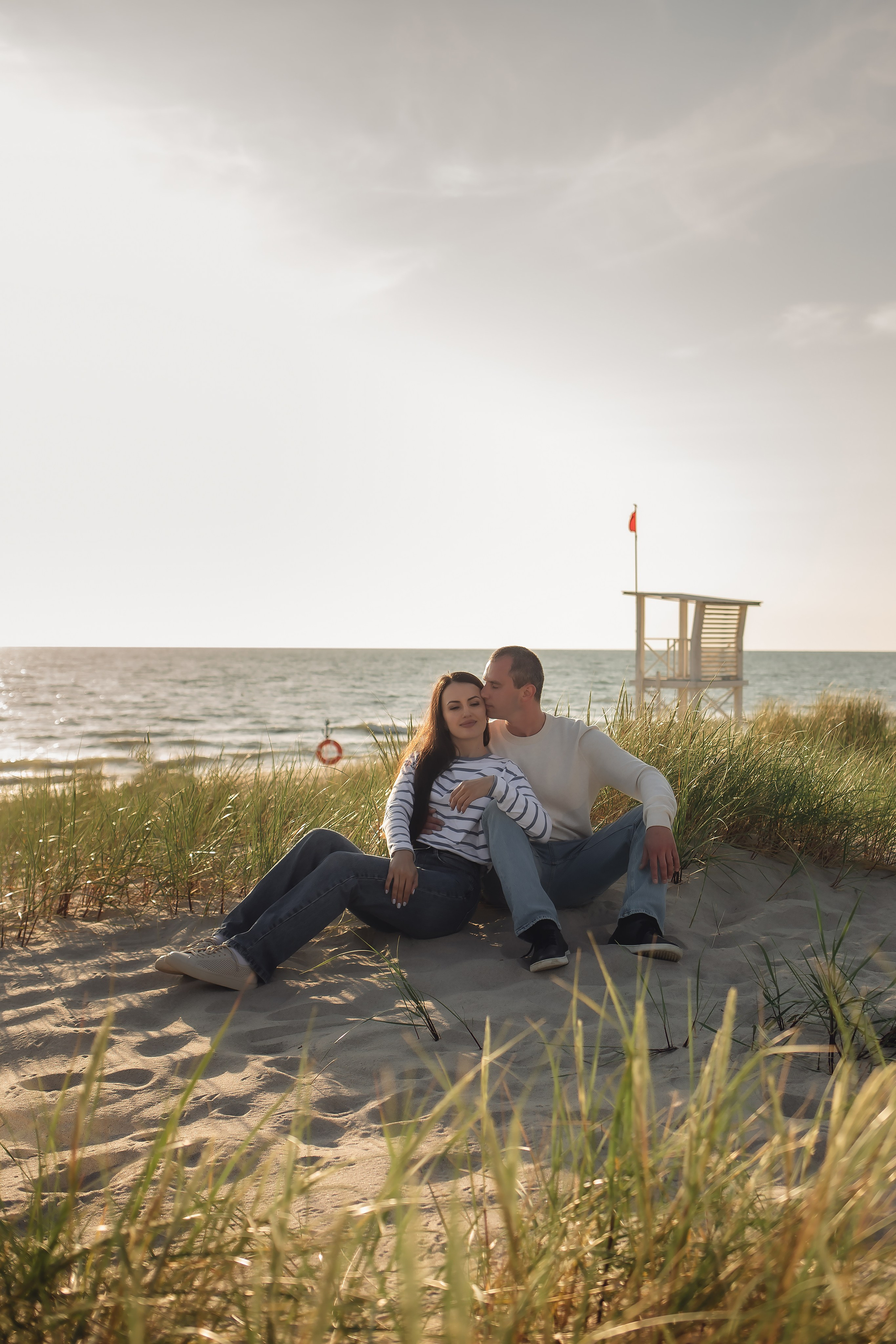Павел и Татьяна. Закат в Янтарном. Фотограф в Калининграде Решетникова Алина