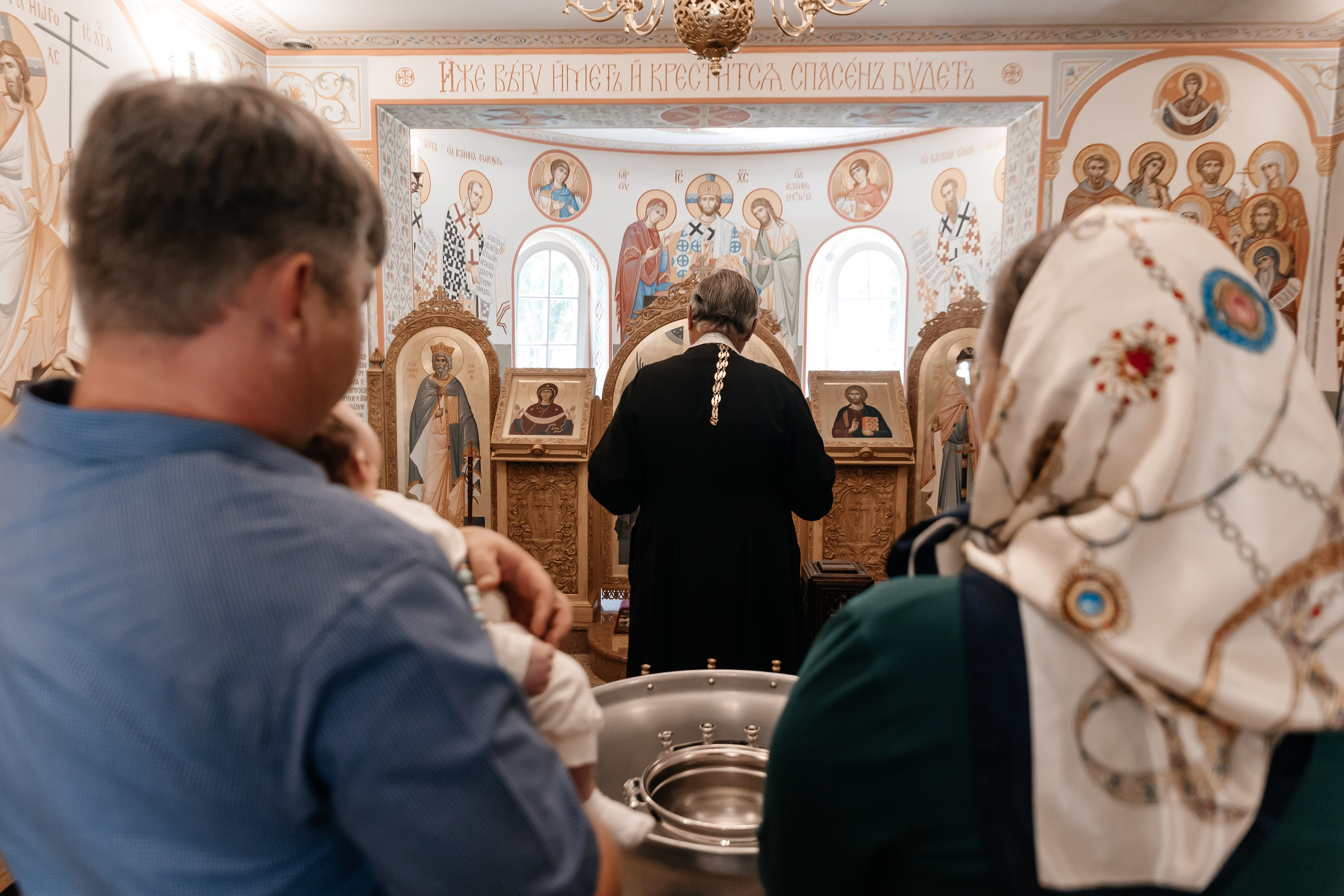 Крещение Максима. Семейный фотограф Минск Усова Ольга