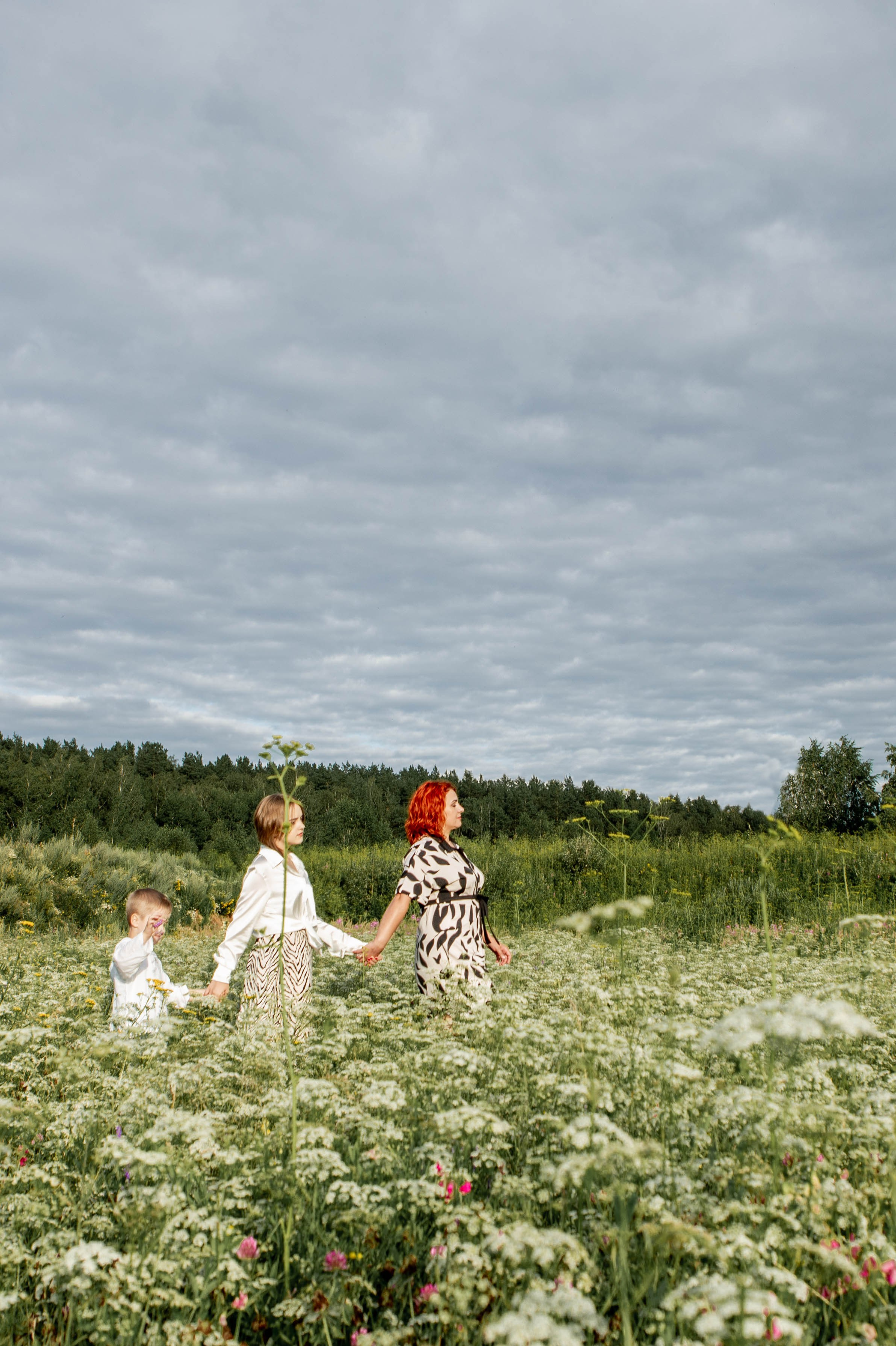 Мама и дети. Фотограф Екатерина Голицына