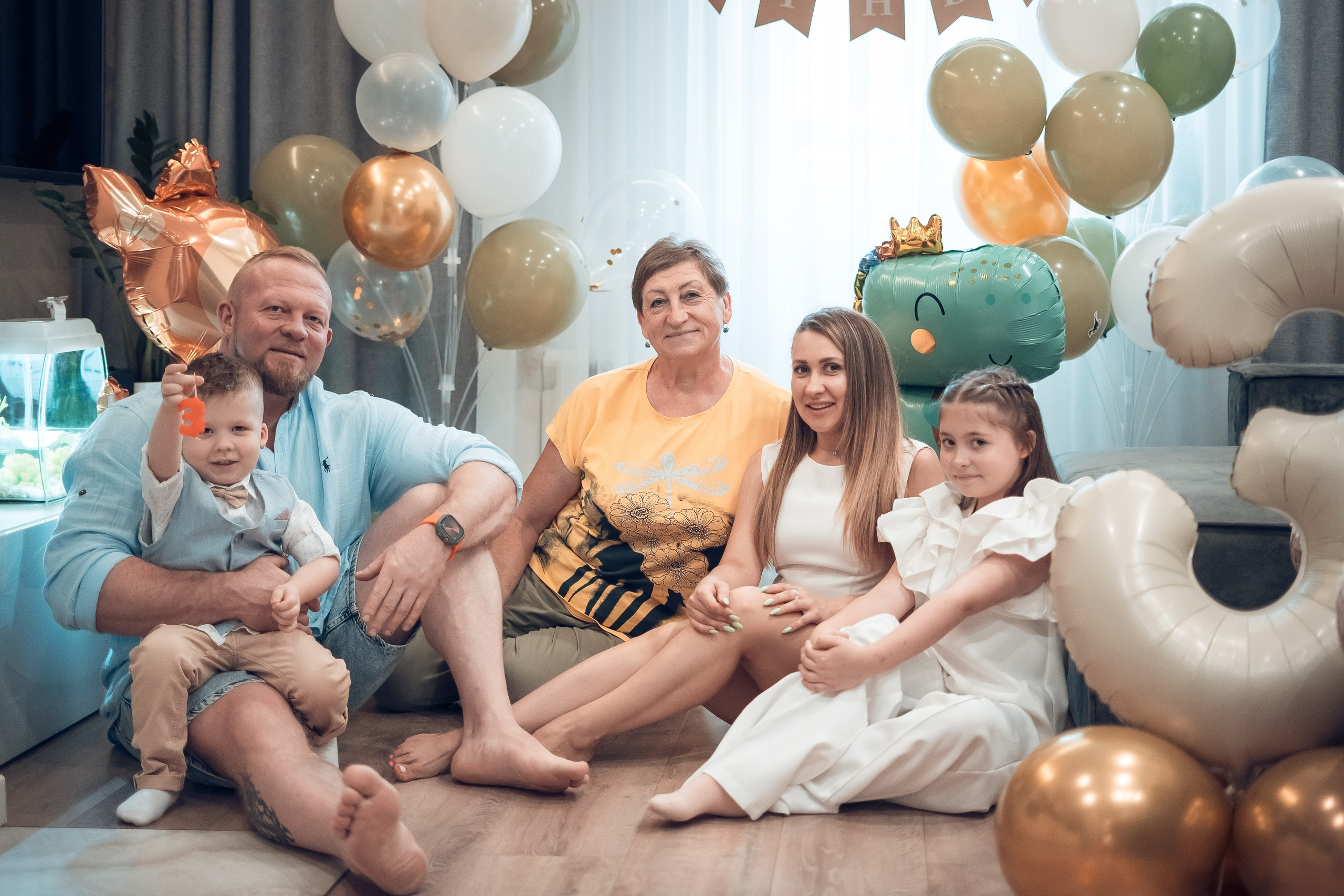 Дэвиду 3 годика