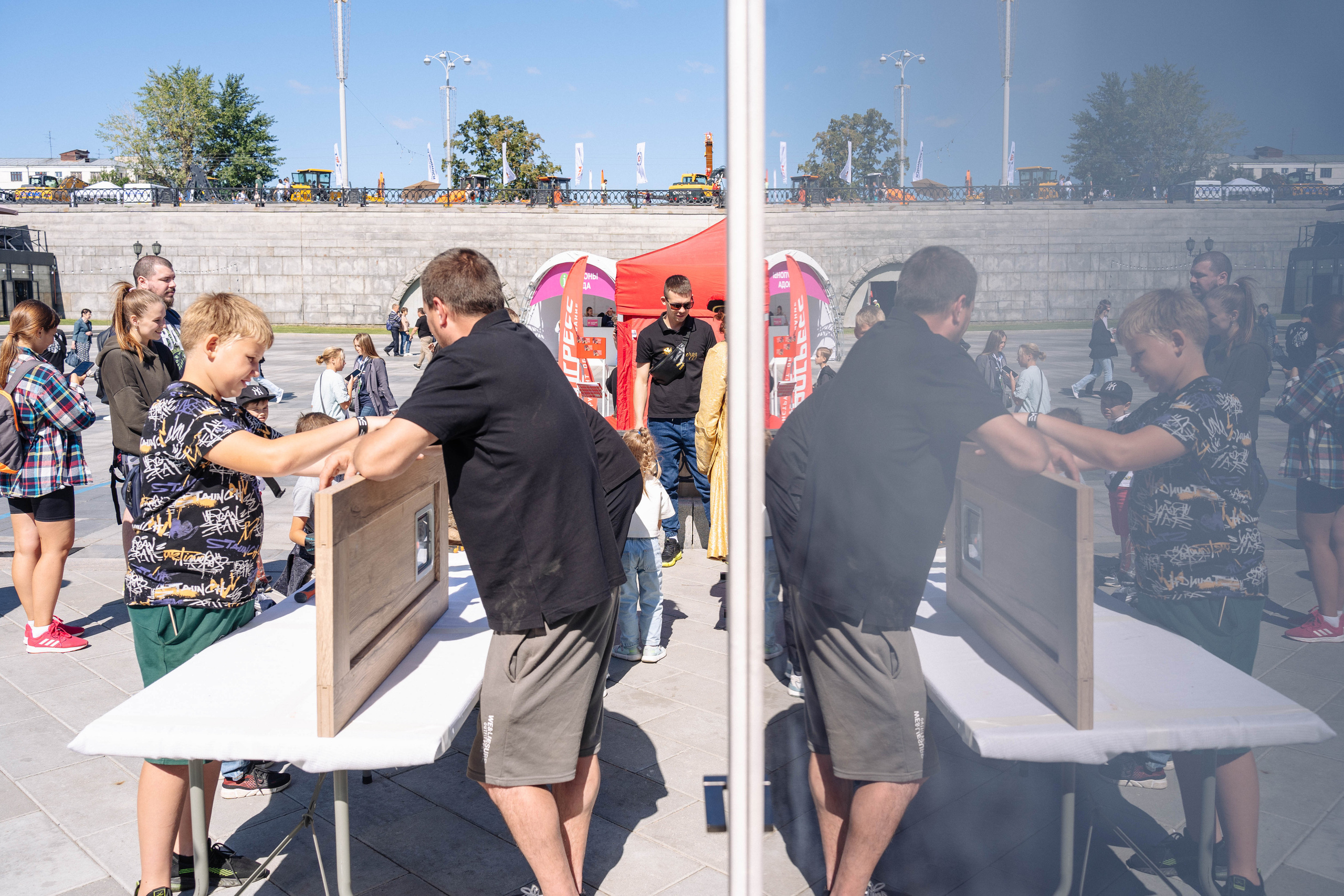 Фоторепортаж с Дня Строителя для Синержи-Дорс. Фотостудия «Стрекоза»