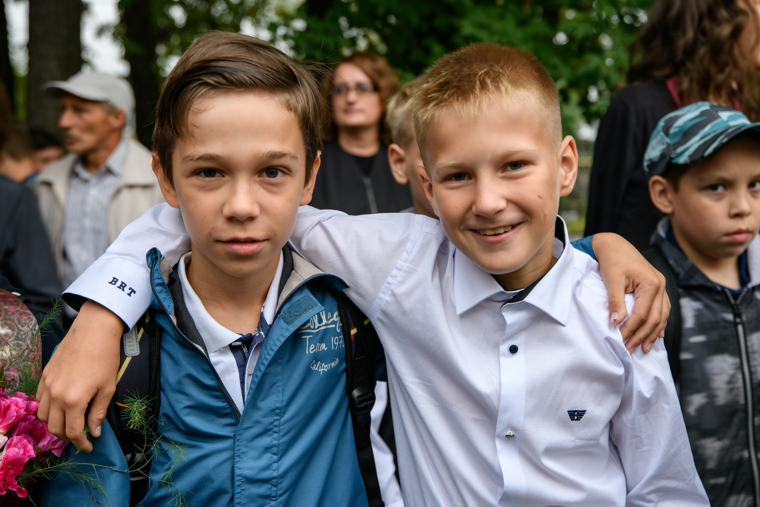 Линейка 1 сентября. Фотостудия «Стрекоза»