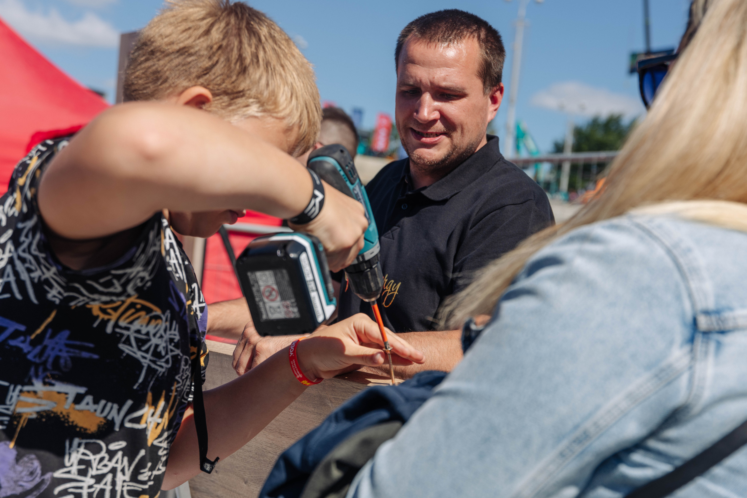 Фоторепортаж с Дня Строителя для Синержи-Дорс. Фотостудия «Стрекоза»