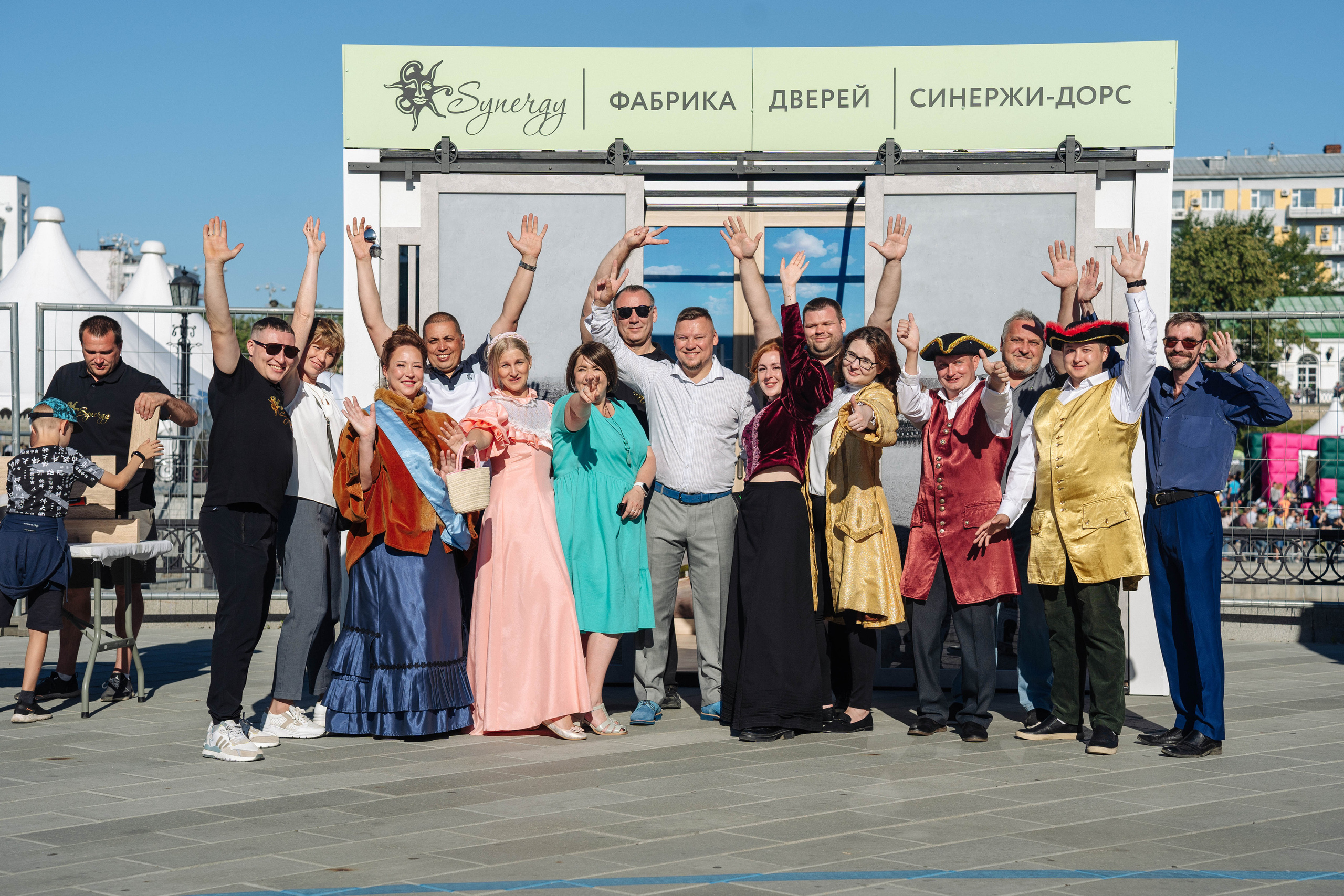 Фоторепортаж с Дня Строителя для Синержи-Дорс. Фотостудия «Стрекоза»