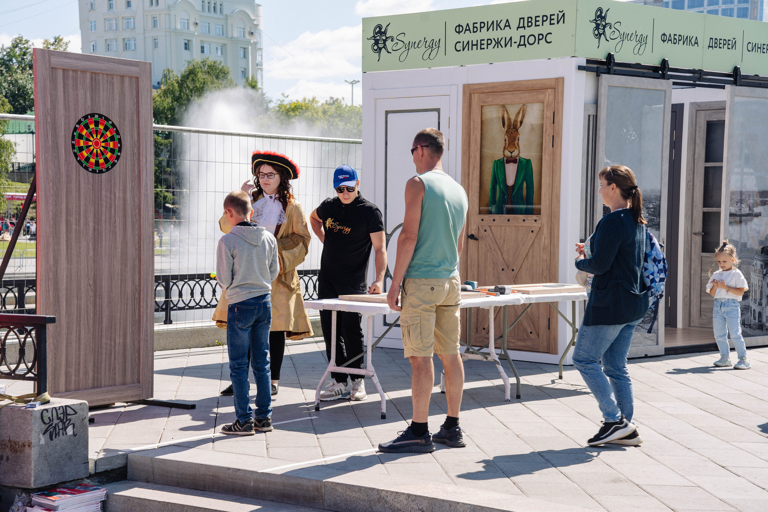 Фоторепортаж с Дня Строителя для Синержи-Дорс. Фотостудия «Стрекоза»