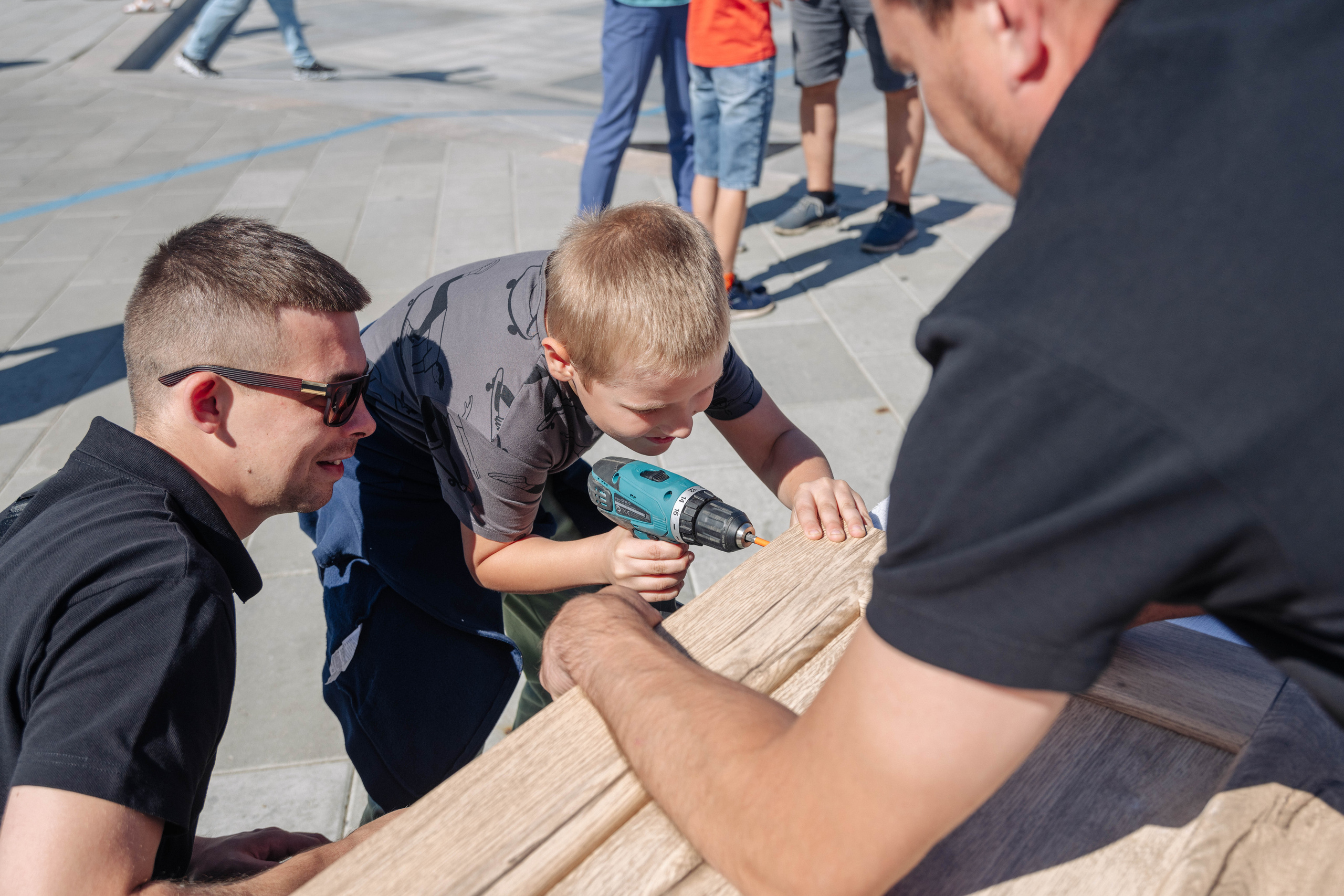 Фоторепортаж с Дня Строителя для Синержи-Дорс. Фотостудия «Стрекоза»