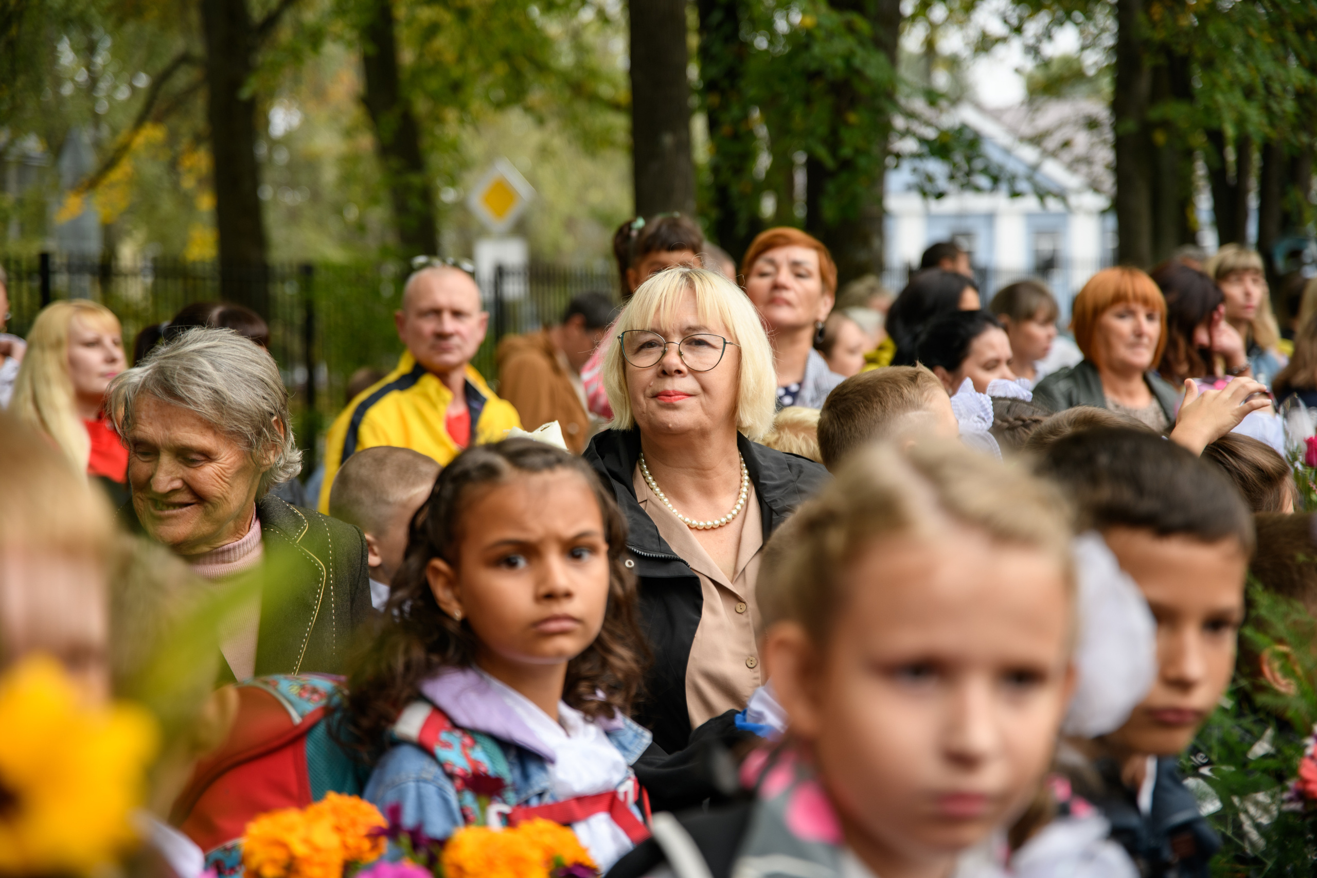 Линейка 1 сентября. Фотостудия «Стрекоза»