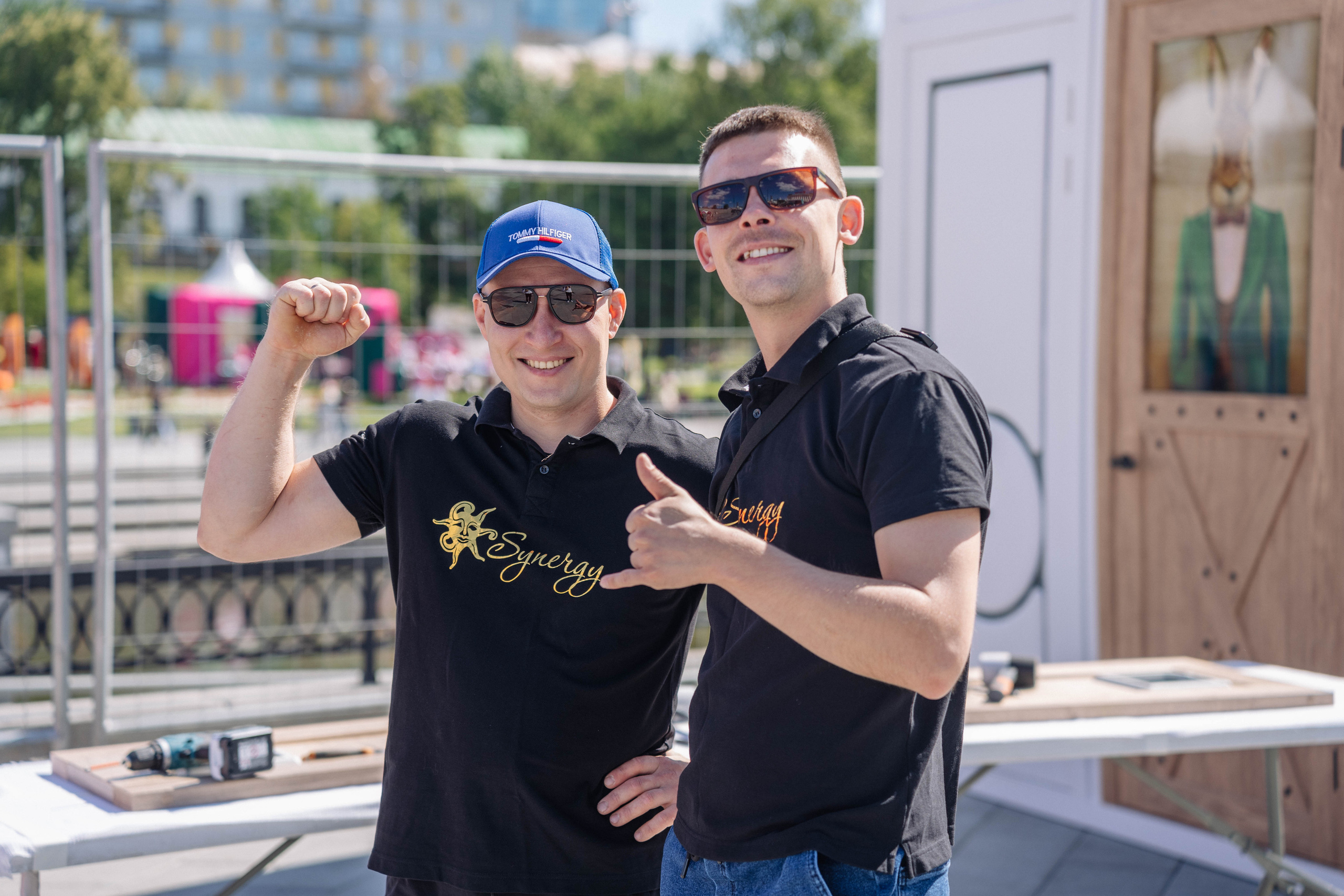 Фоторепортаж с Дня Строителя для Синержи-Дорс. Фотостудия «Стрекоза»