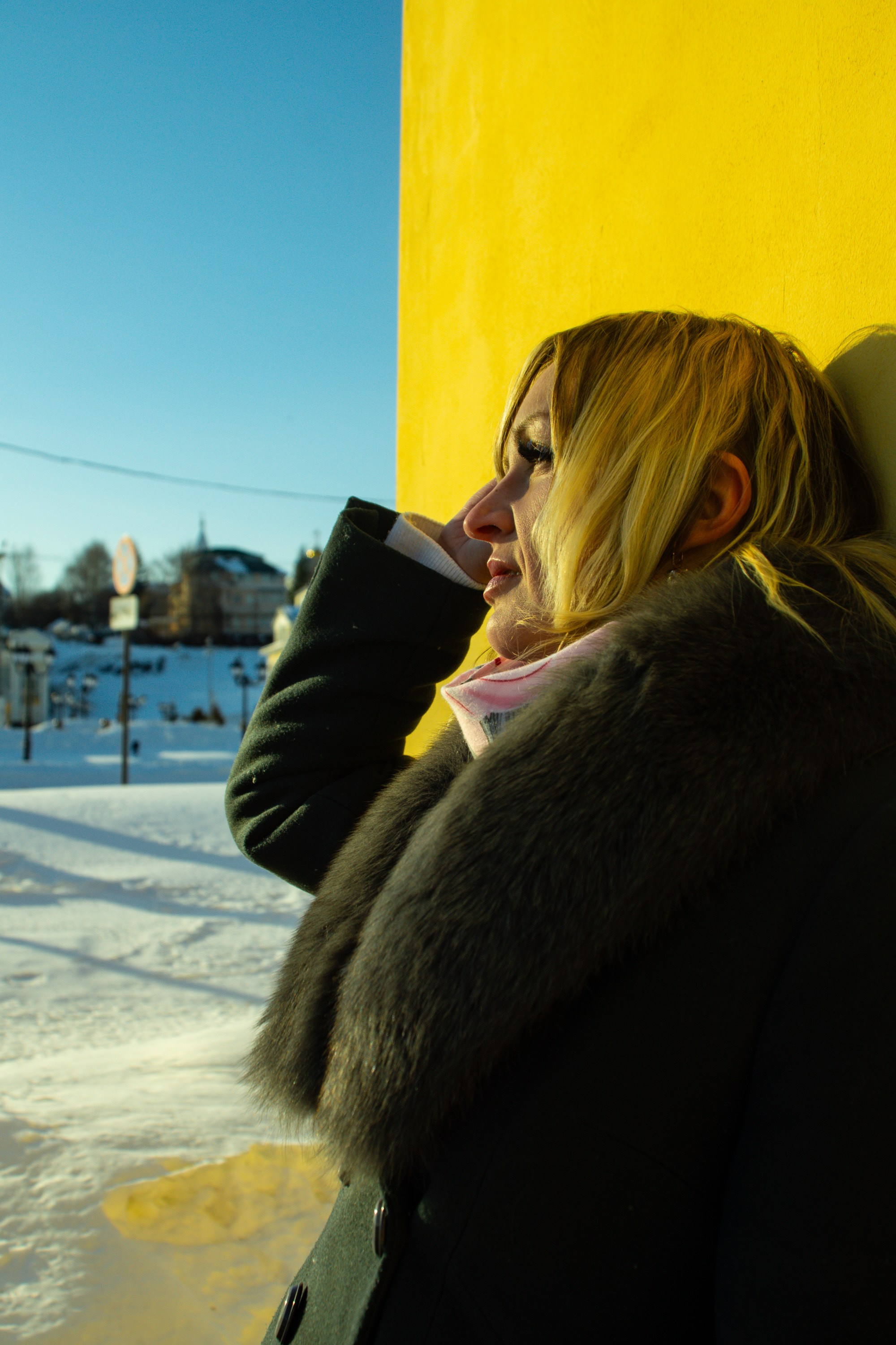 Ранняя весна. Разноплановый фотограф в Москве