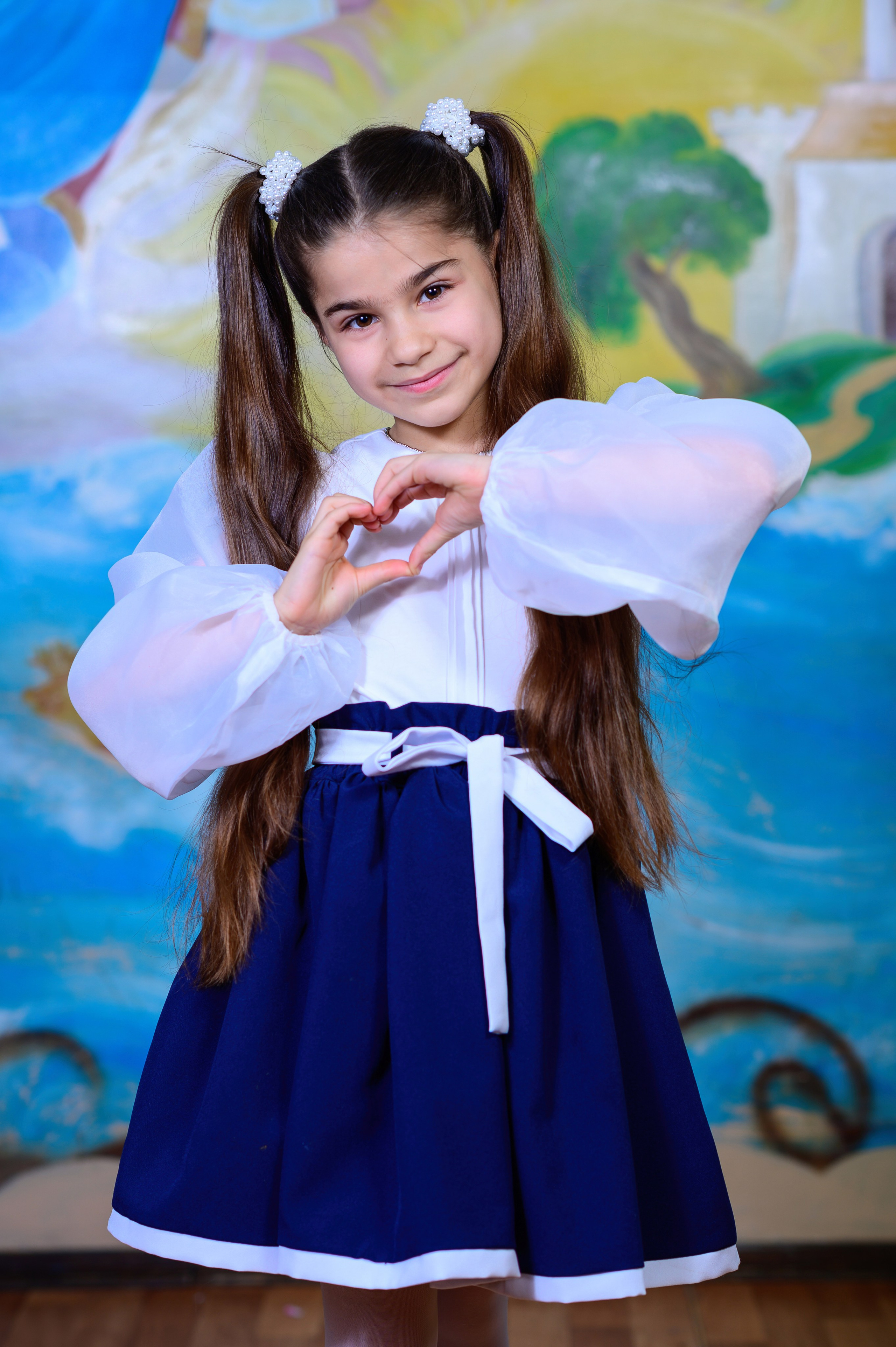 Портрет и общая фотография класса. Выпускной школьный альбом в Москве / Школьный фотограф Юлия Михайленко