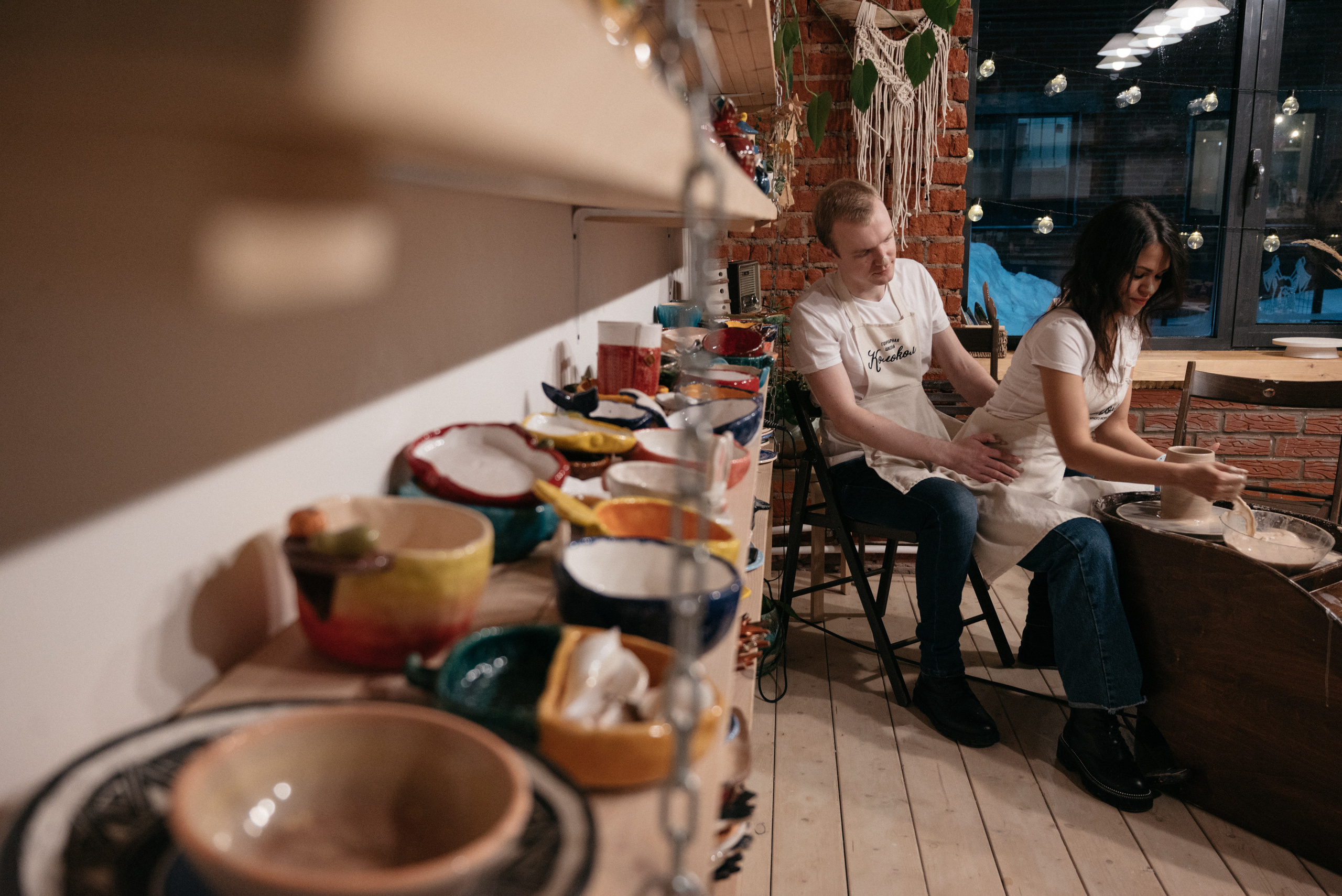 В гончарной мастерской. Свадебный фотограф Ижевск Петр Шишков