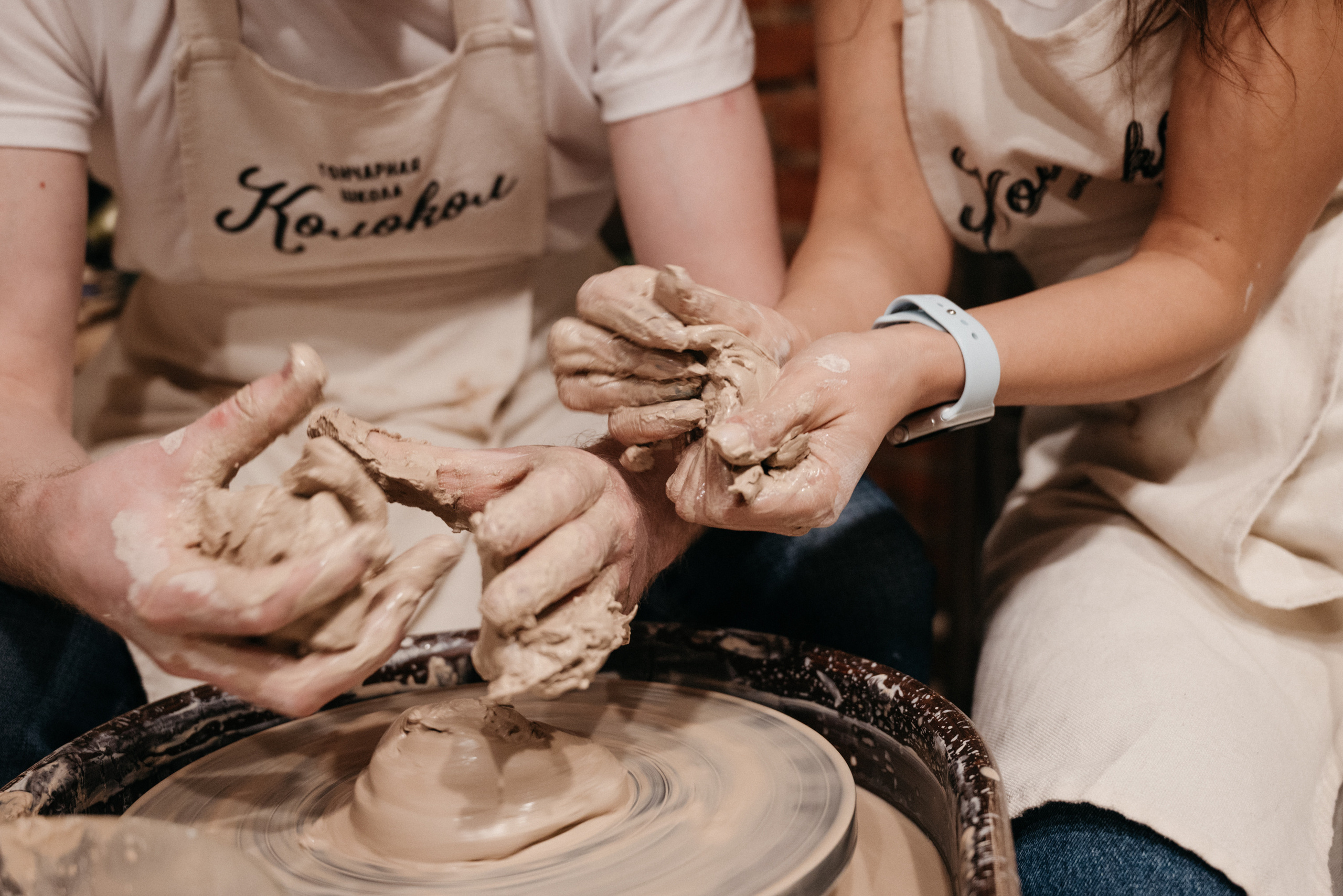 В гончарной мастерской. Свадебный фотограф Ижевск Петр Шишков