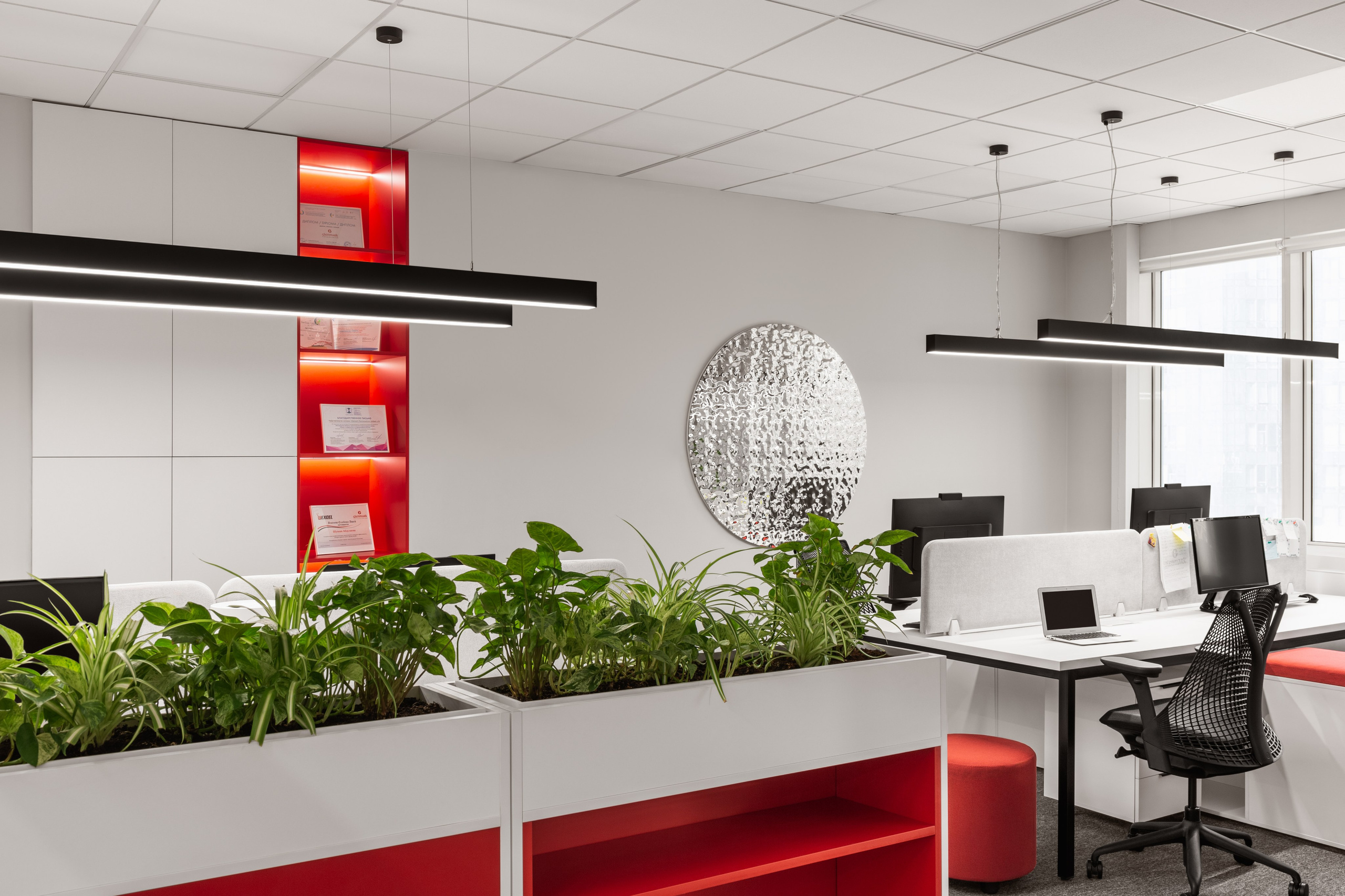 Анна Ракова — офис «Glenmark». Roman Yakunin — interior photographer in Almaty, Kazakhstan