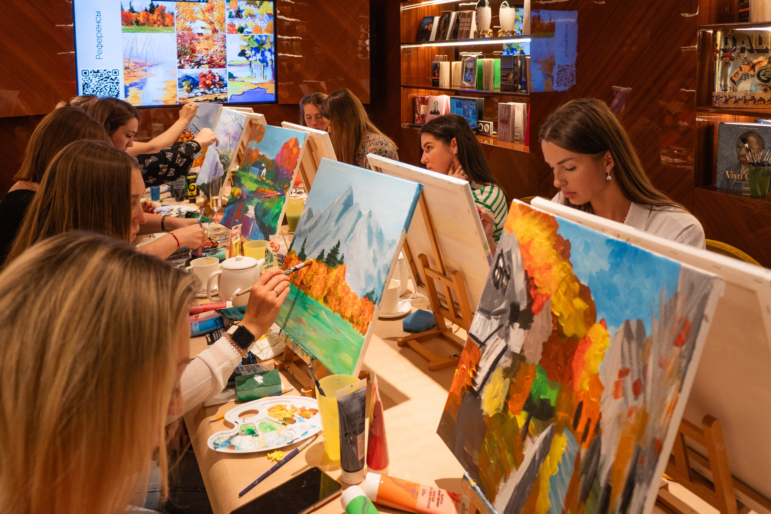 Корпоратив Teach Me Art 3. Портретный фотограф в Москве и Санкт-Петербурге Арина Чех