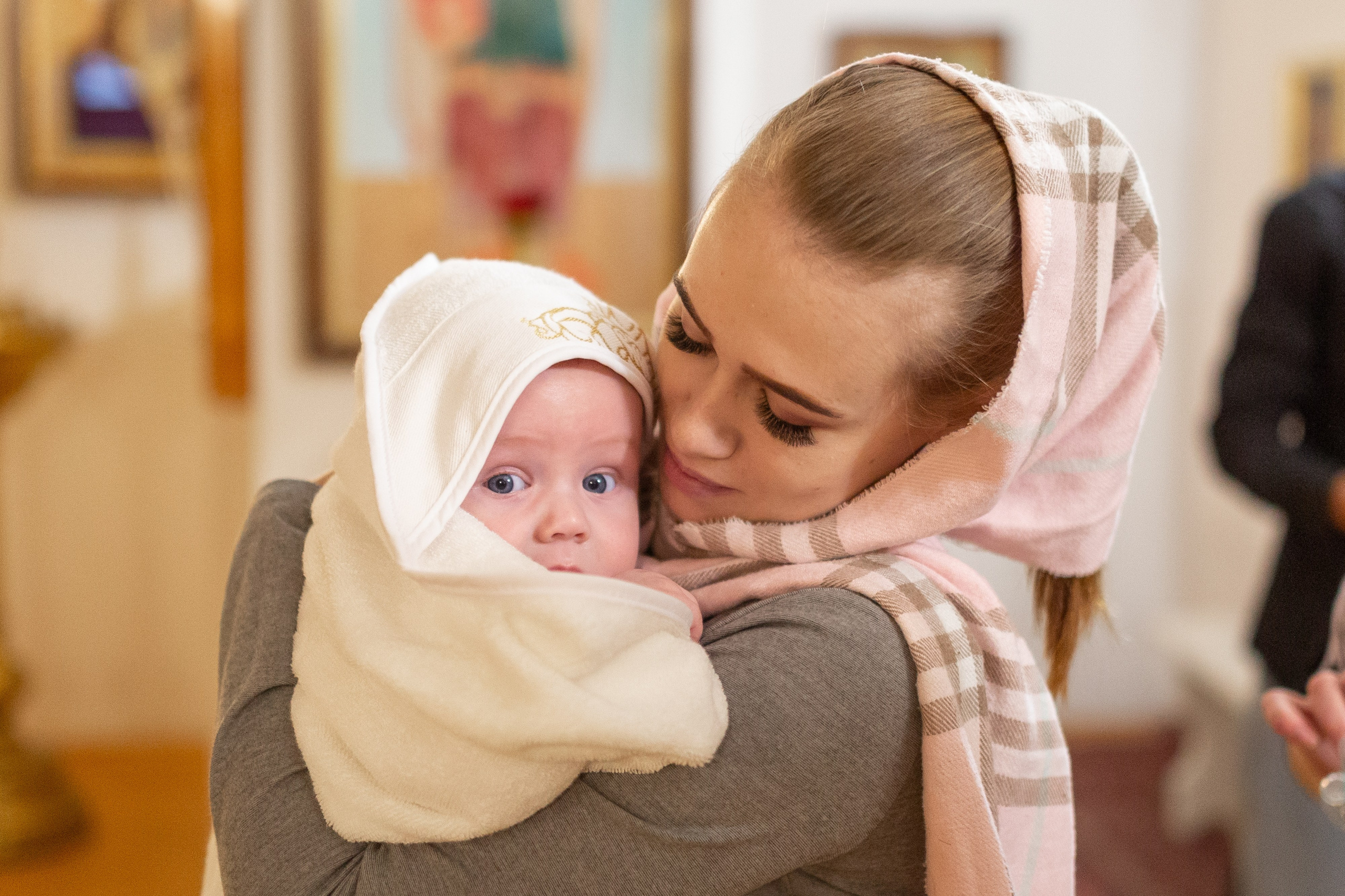 Таинство крещения. Фотограф Комаров Сергей