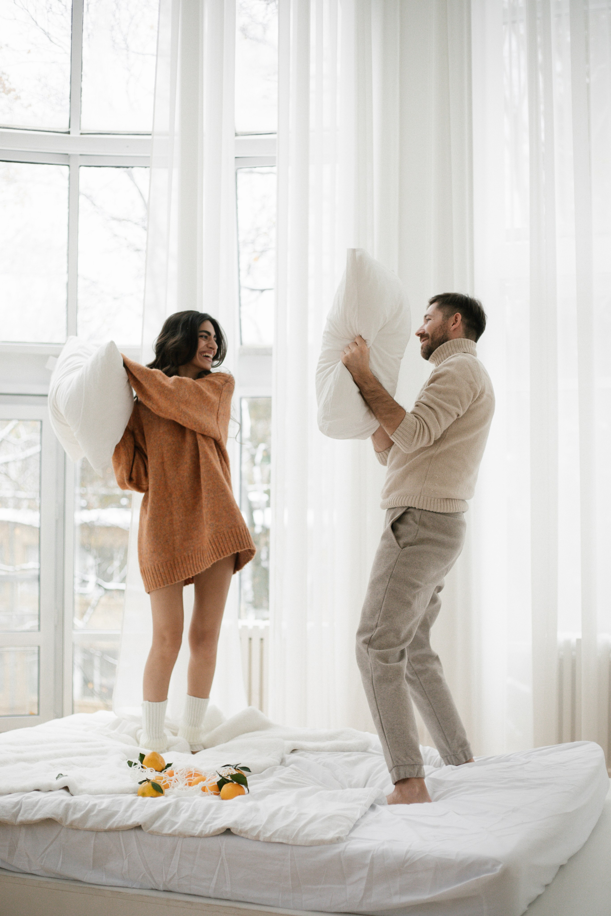 Новогодняя фотосессия для пары. Свадебный и семейный фотограф Анастасия Романова в Москве и Московской области