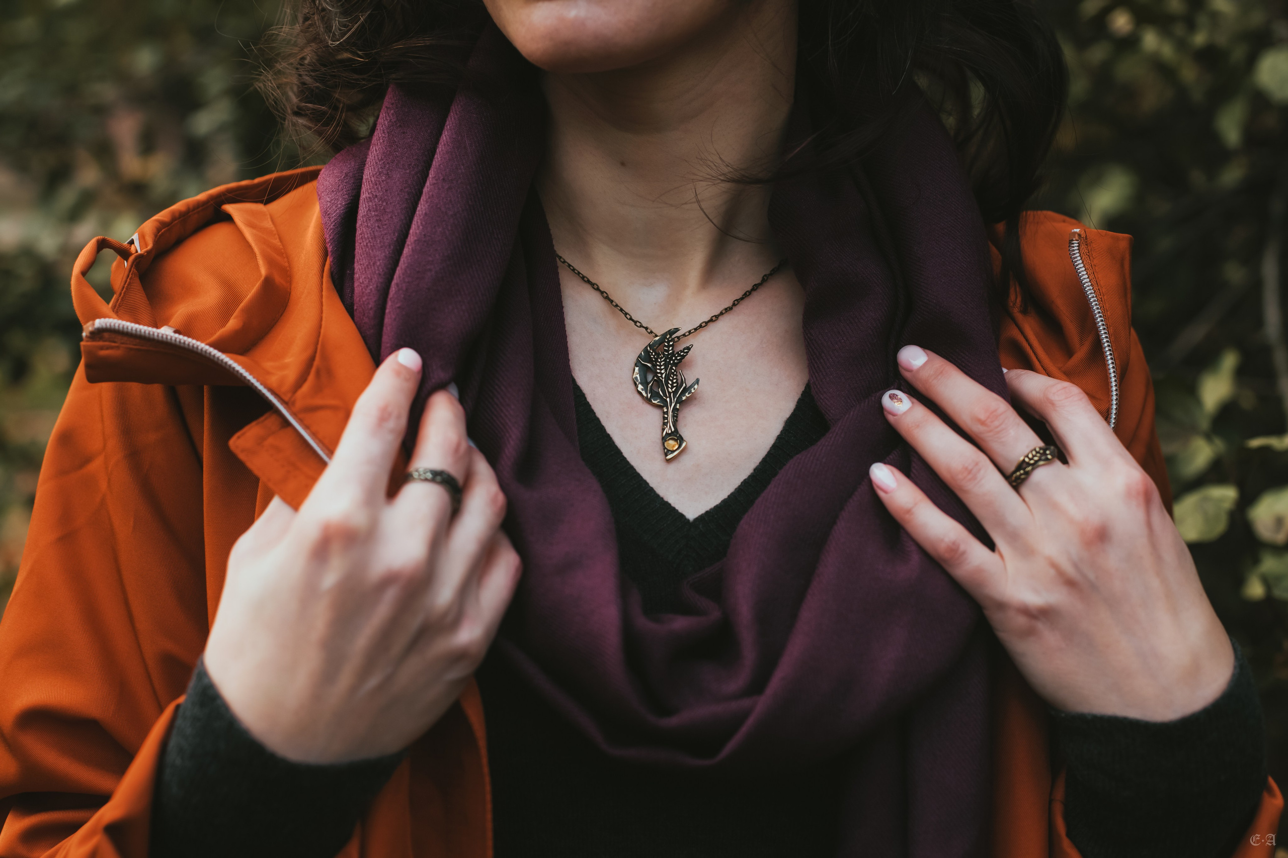 Осенние колосья для Белой Волчицы. Фотограф Ellairen