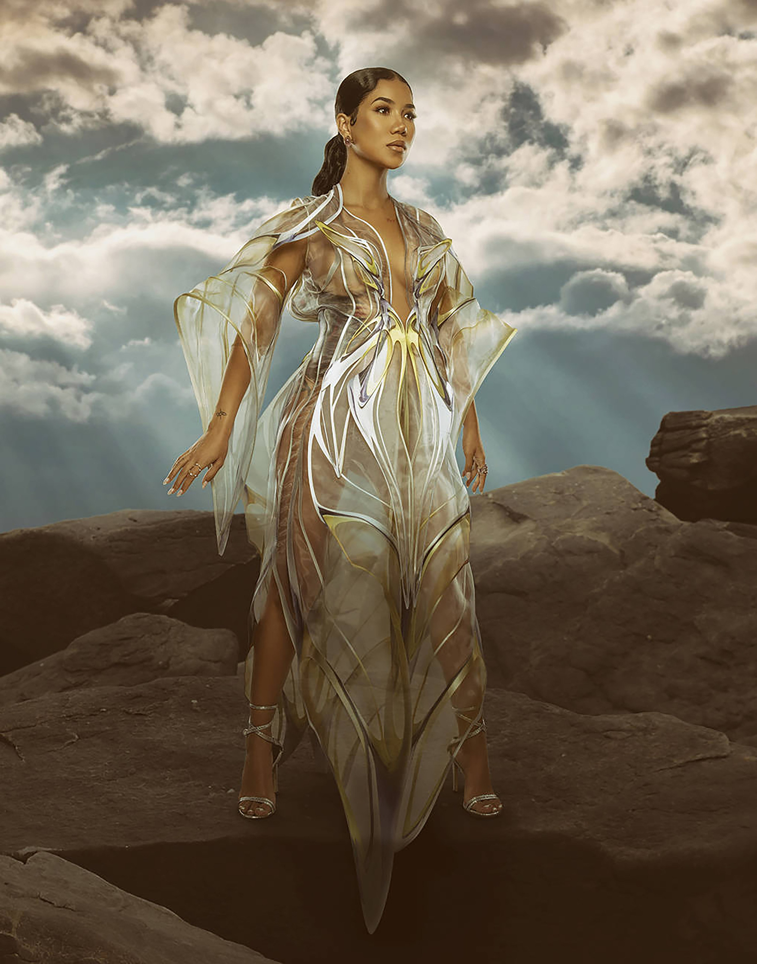 Jhene Aiko. Профессиональный ретушер Елена Ситник